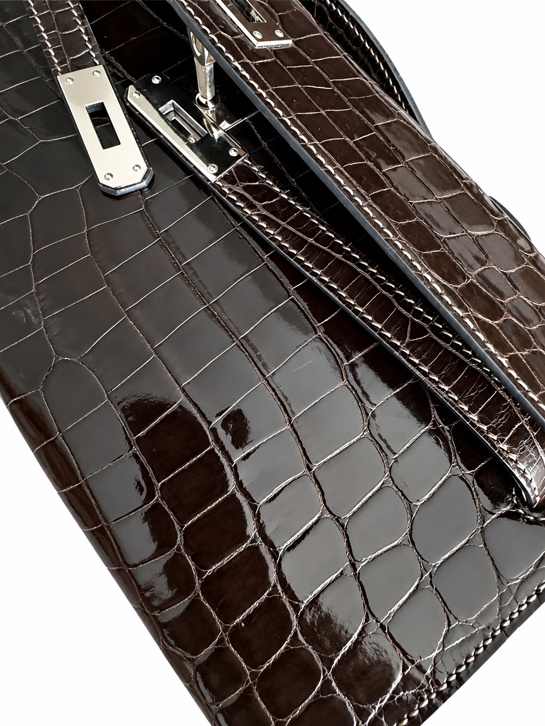 Hermès Kelly Cut Graphite Shiny Palladium Hardware