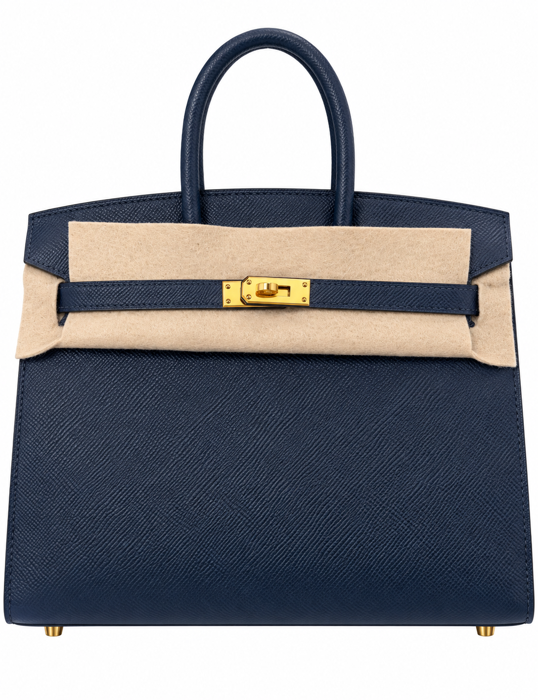 Hermès Birkin 25 Sellier Bleu de Prusse Epsom Gold Hardware
