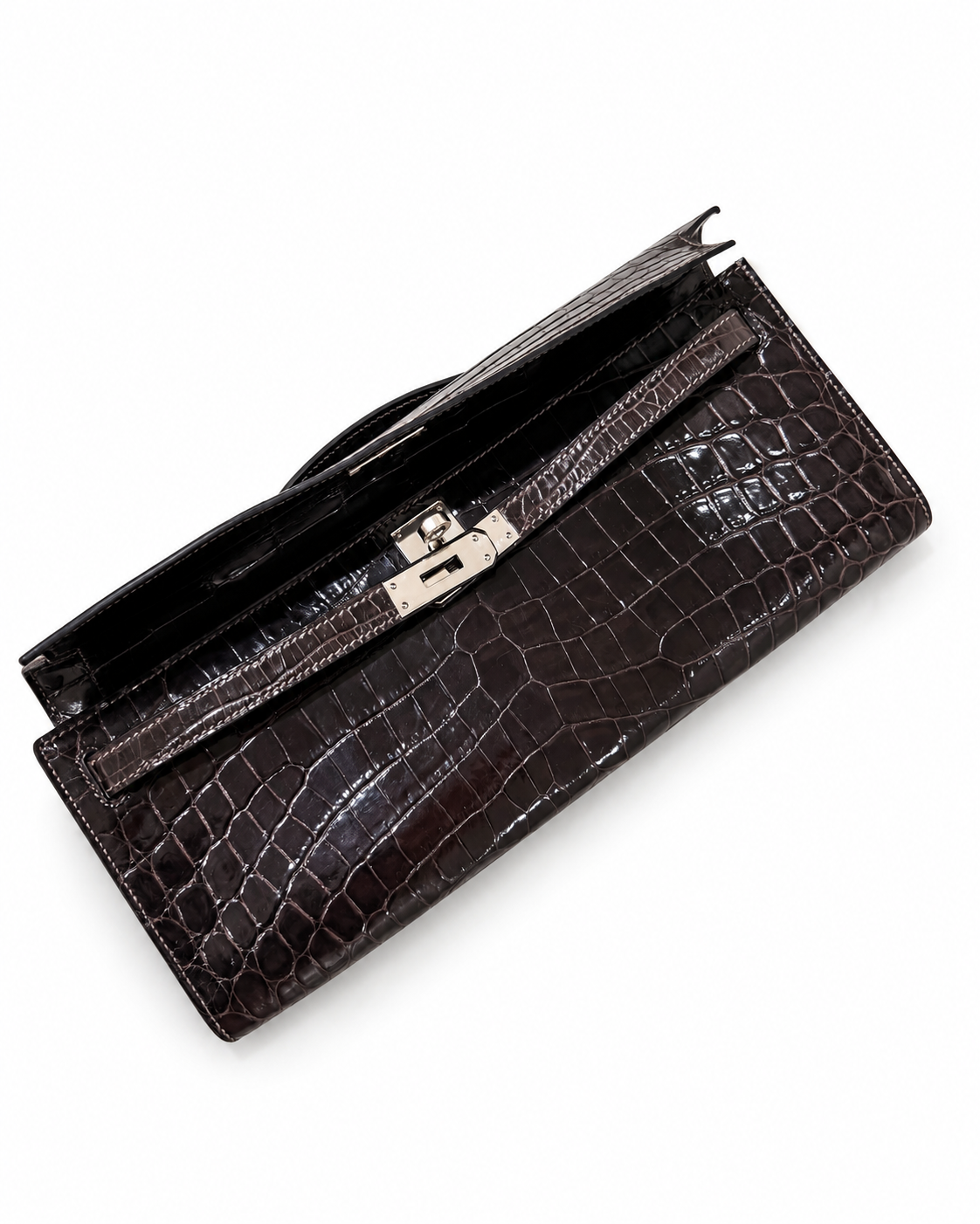Hermès Kelly Cut Graphite Shiny Palladium Hardware