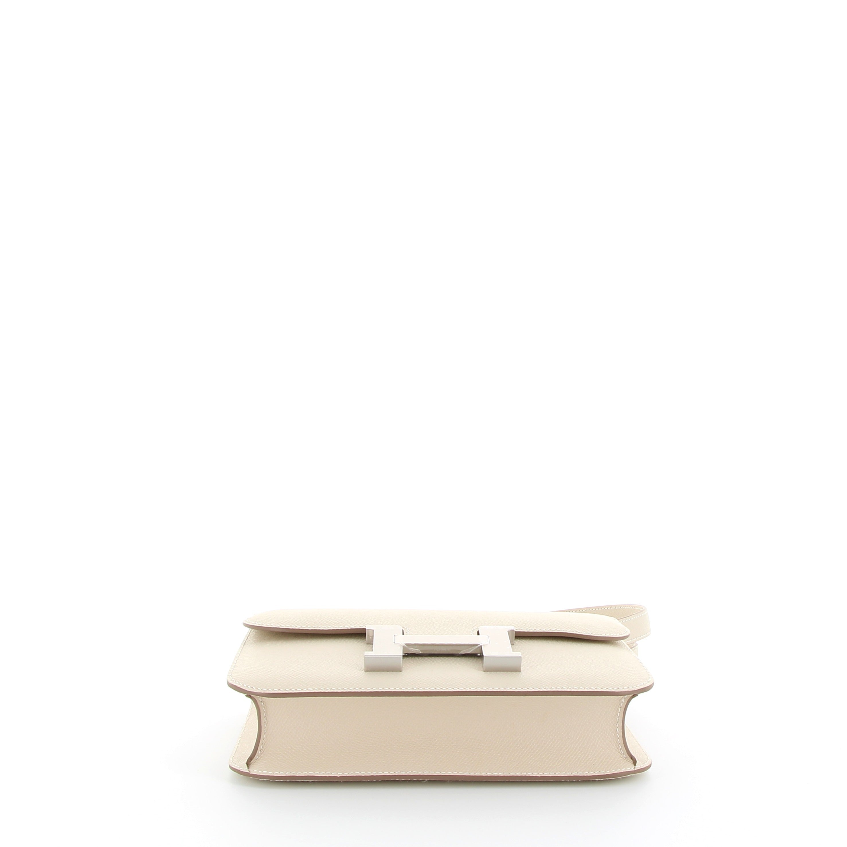 Hermès Constance 24cm in Craie Epsom with Permabrasse Hardware