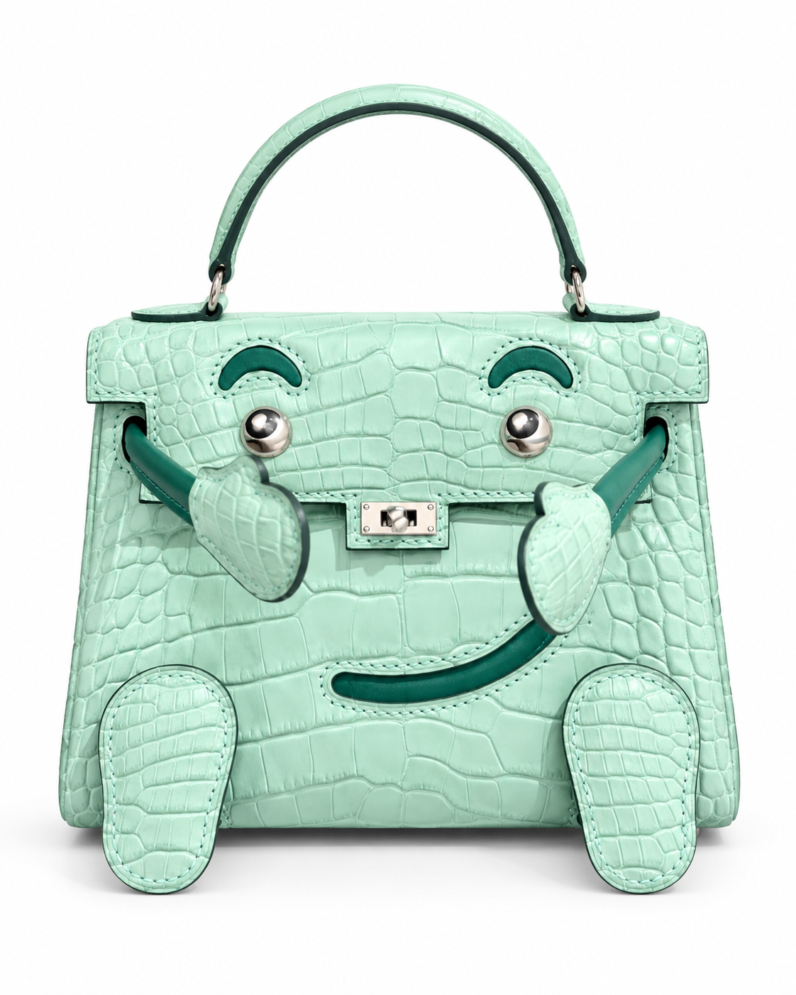 Hermès Kelly Doll N3 Vert Peppermint Palladium Hardware