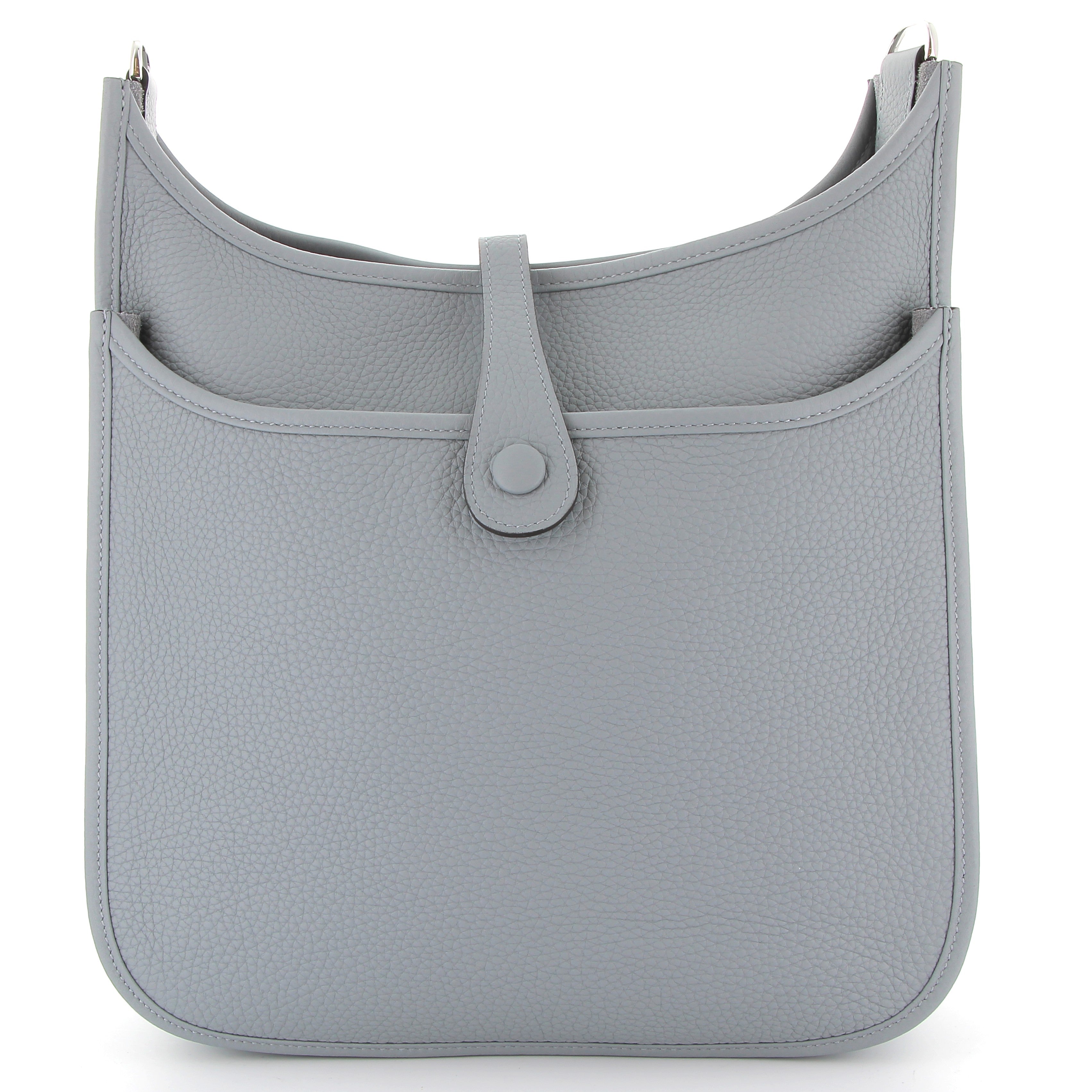 HERMES Evelyne 29 Gris Pantin Taurillon Clemence leather Palladium hardware
