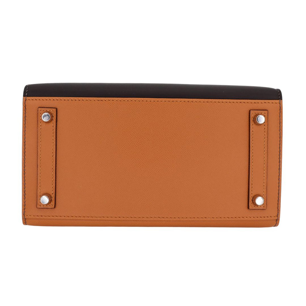 HERMÈS Birkin 20 Sellier Faubourg House Day Brown Palladium Hardware