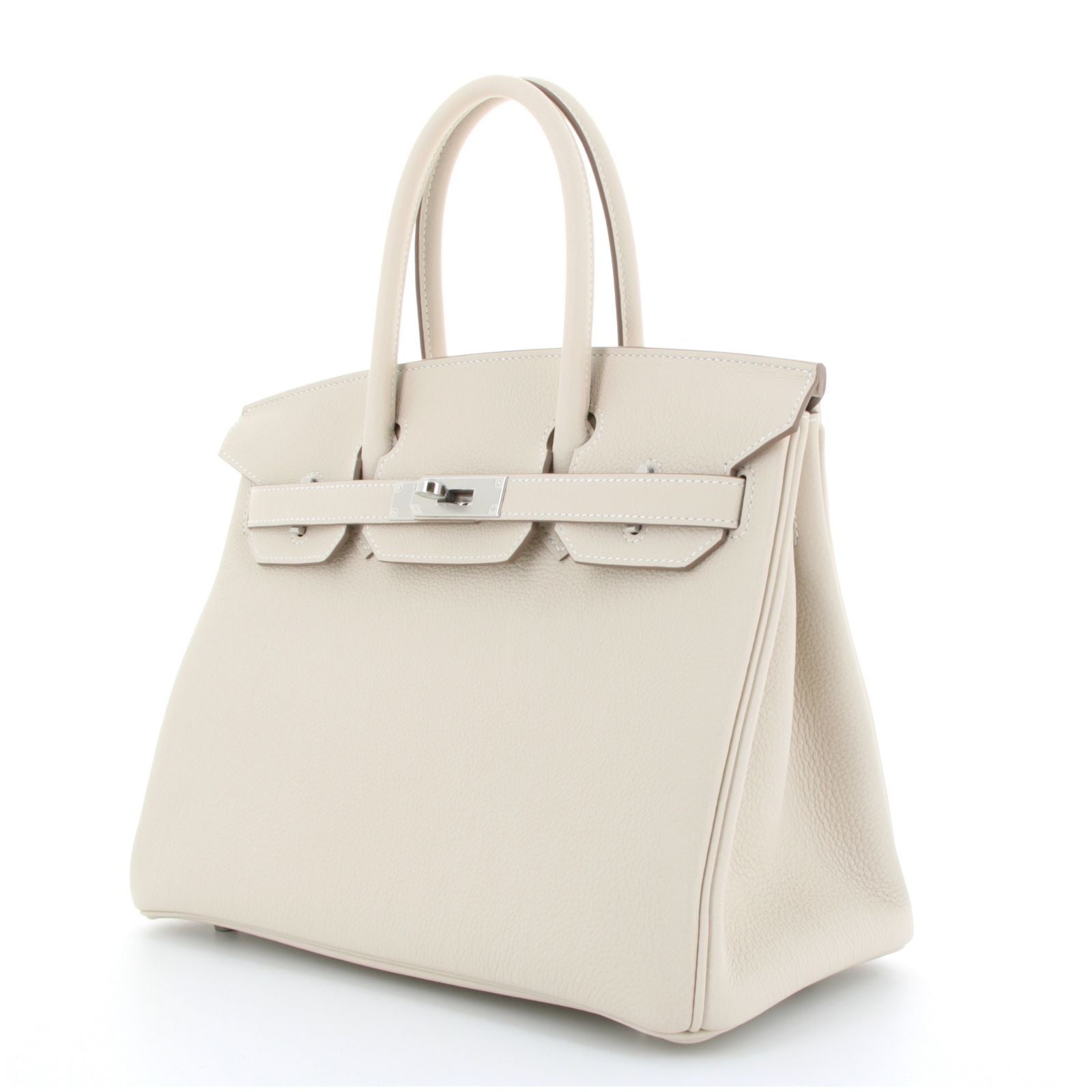 Hermès Birkin 30 – Craie Togo Leather Palladium Hardware G Stamp