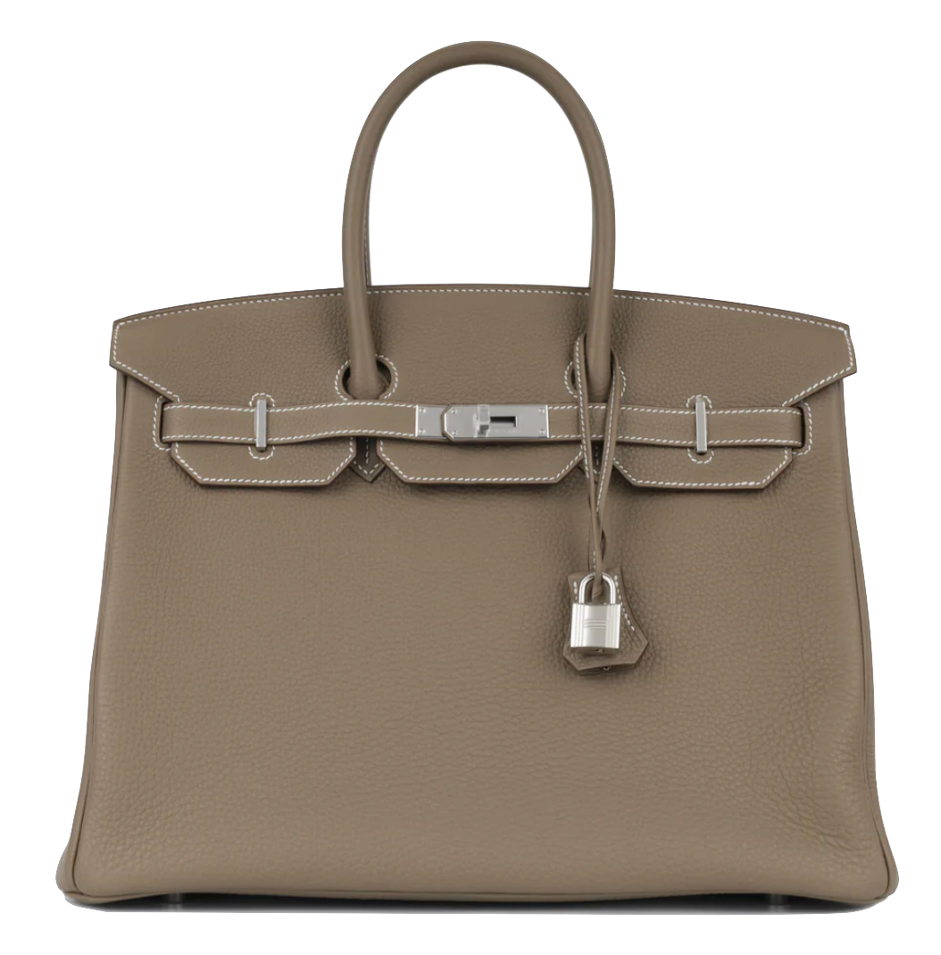 HERMES Birkin 35 Etoupe Togo Gold Hardware