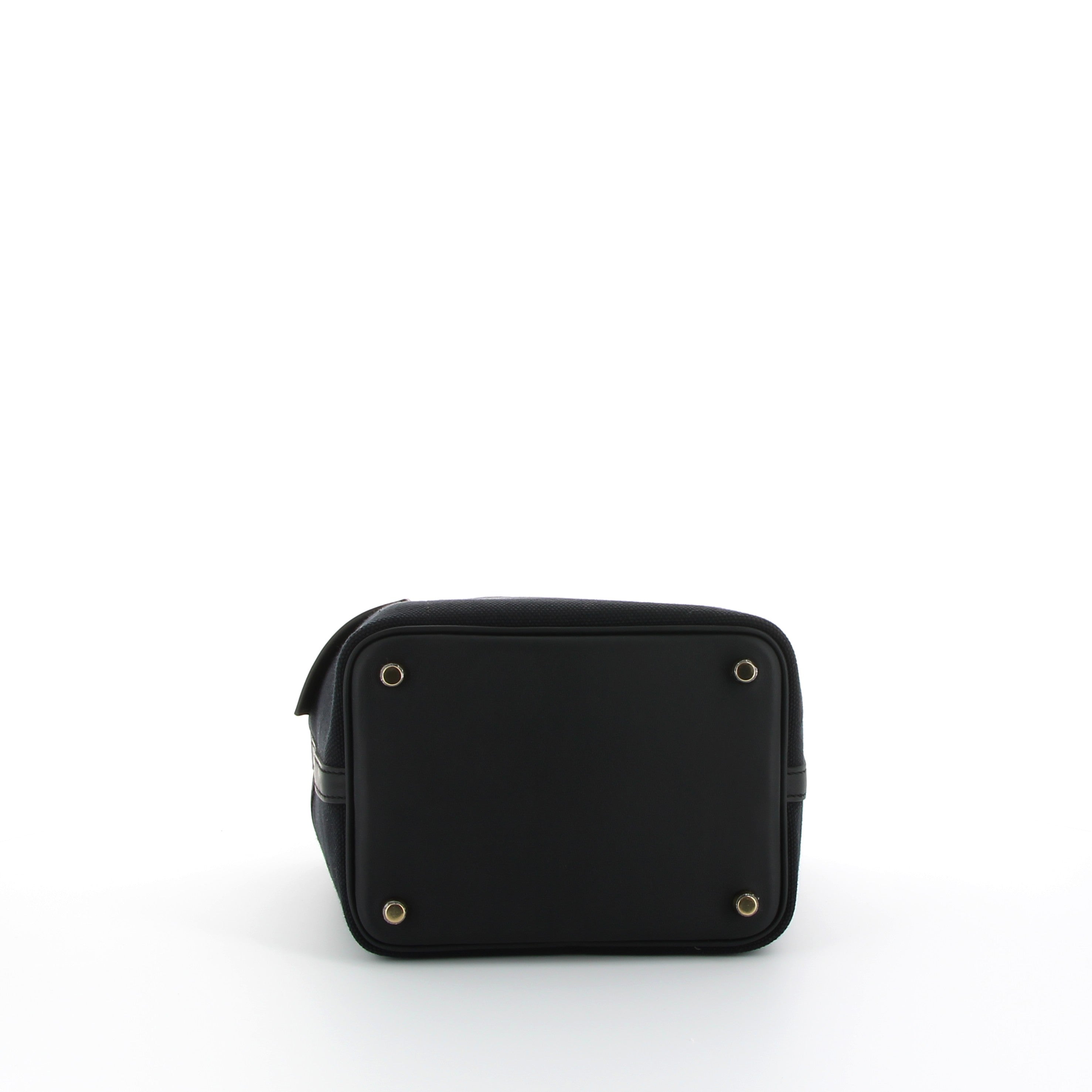 Hermès Picotin 18cm in Black Crago with Gold Hardware