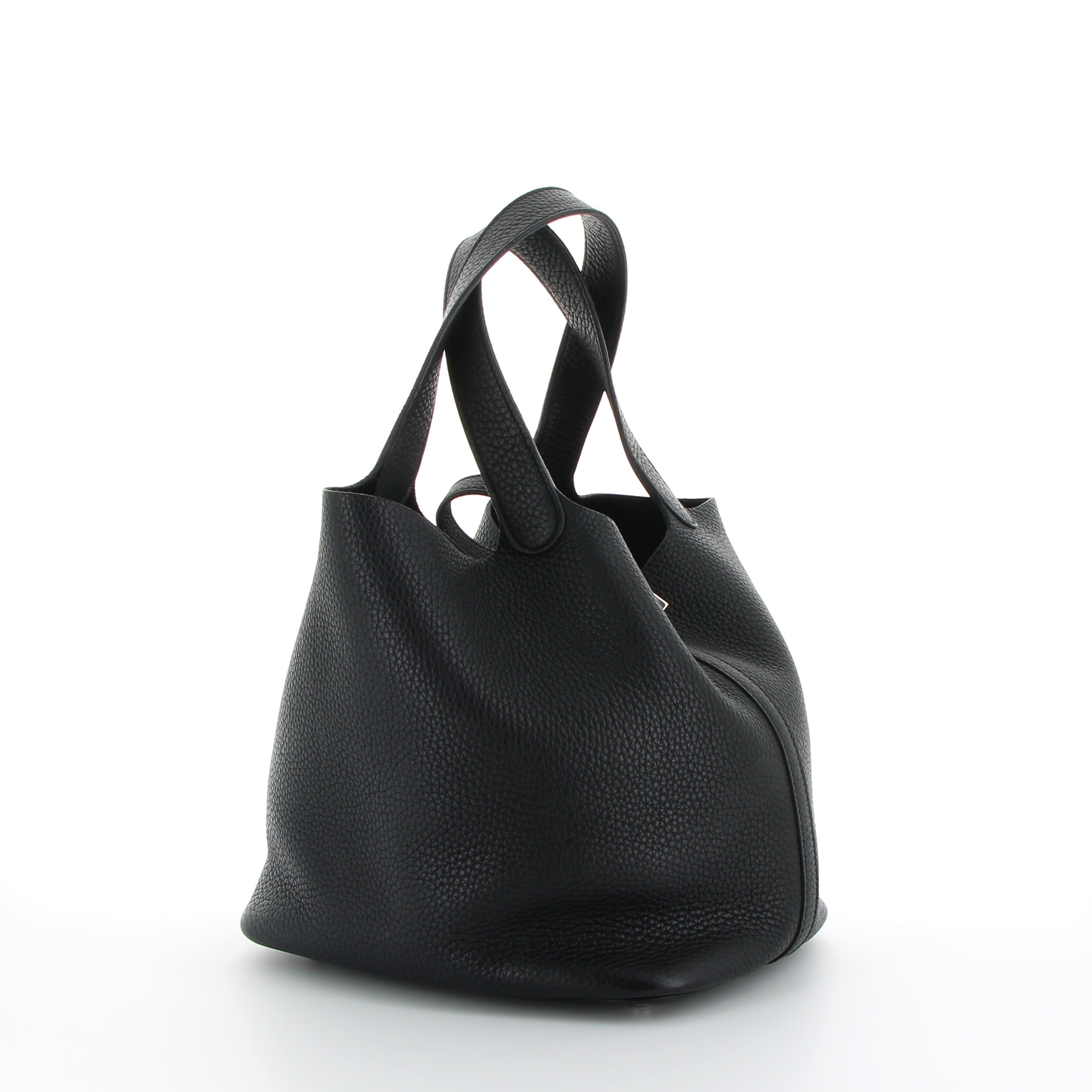 Hermès Picotin 22cm Noir Taurillon Clemence with Palladium