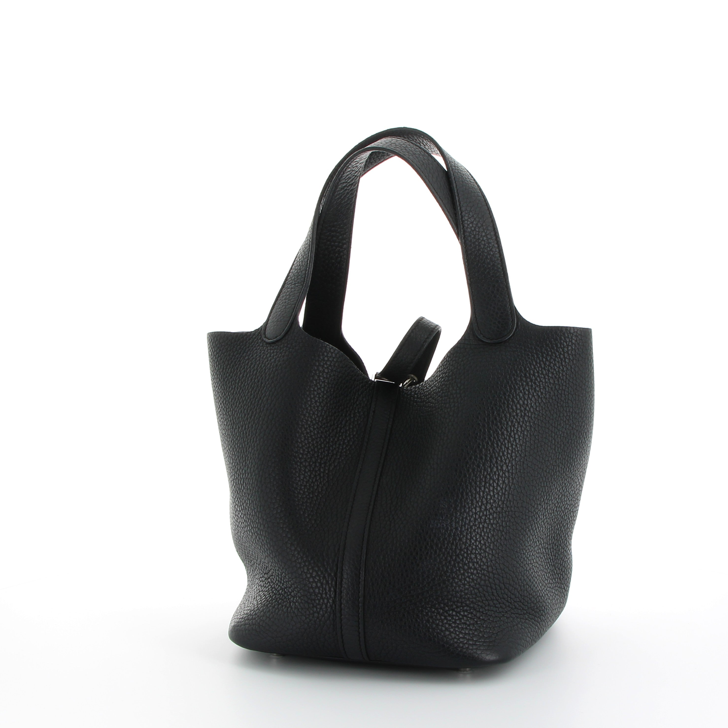 Hermès Picotin 22cm Noir Taurillon Clemence with Palladium