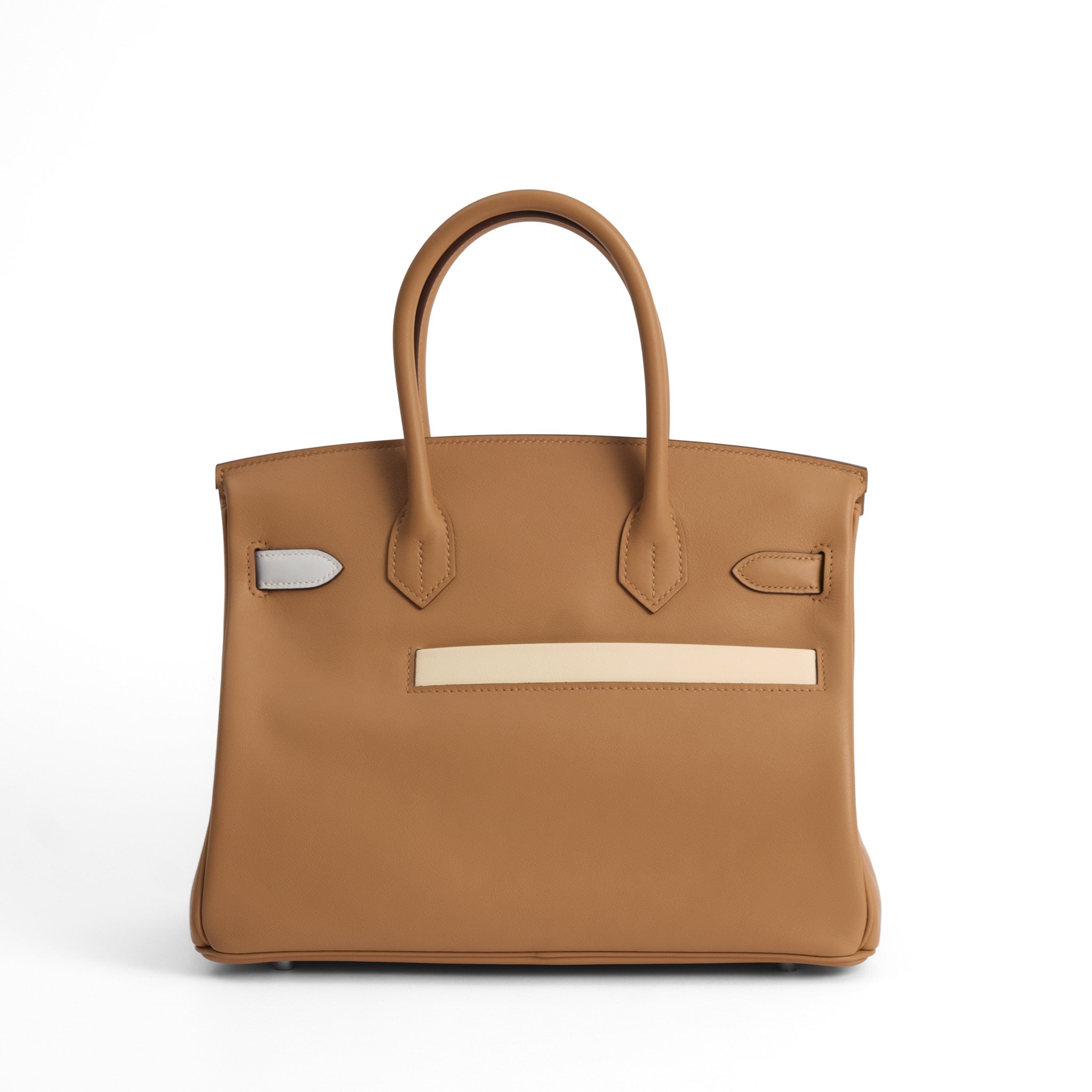 HERMÈS Birkin 30 Colormatic Chai/Lime/Bleu Brume/Cassis/Nata Swift leather Palladium hardware