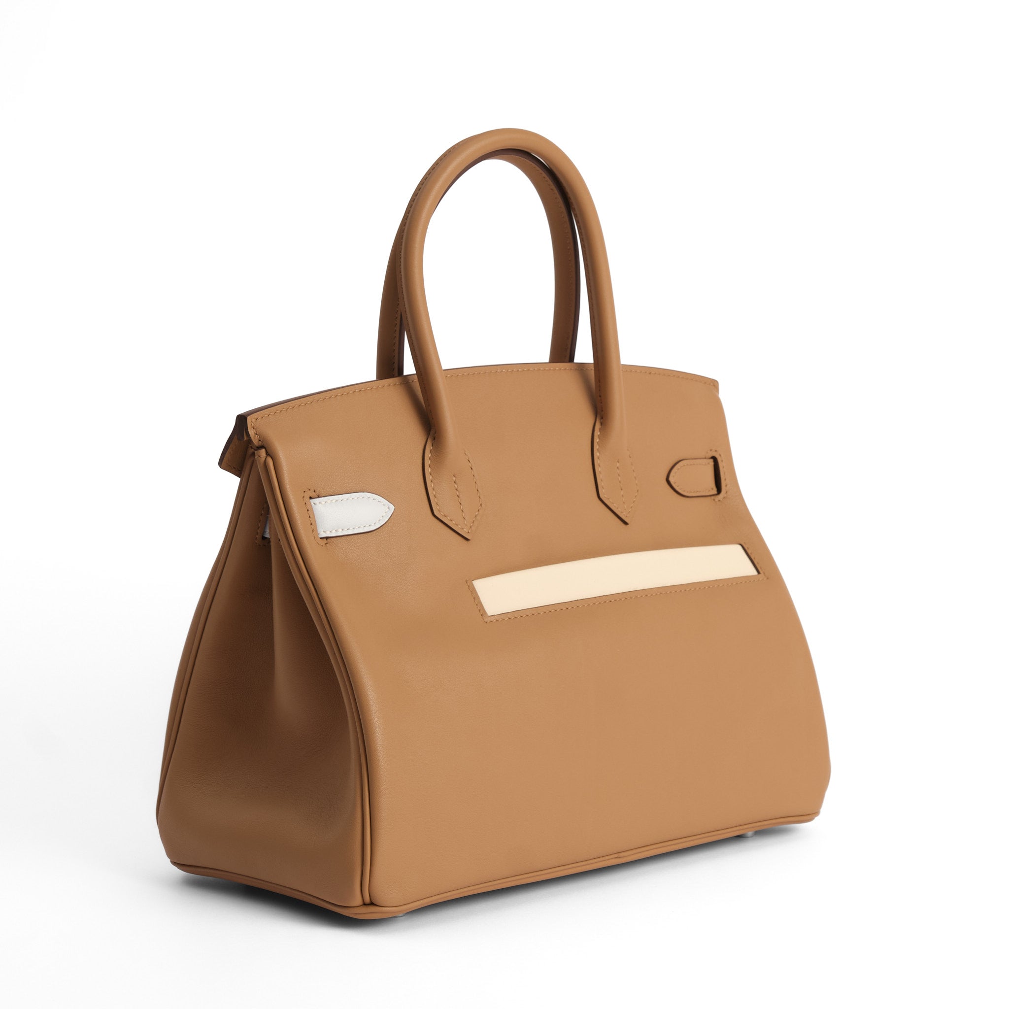 HERMÈS Birkin 30 Colormatic Chai/Lime/Bleu Brume/Cassis/Nata Swift leather Palladium hardware