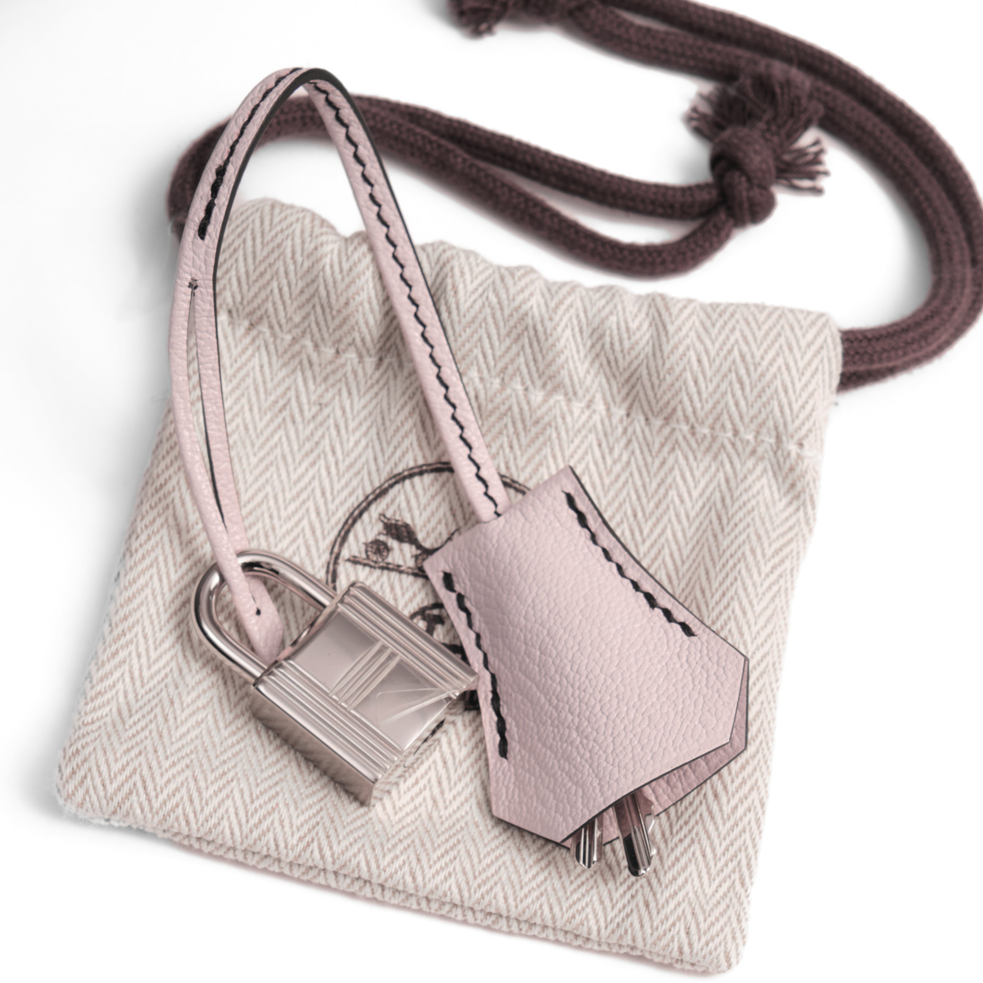 HERMES Birkin 25 HSS Noir / Rose Sakura Veau and Chèvre Leather Palladium Hardware