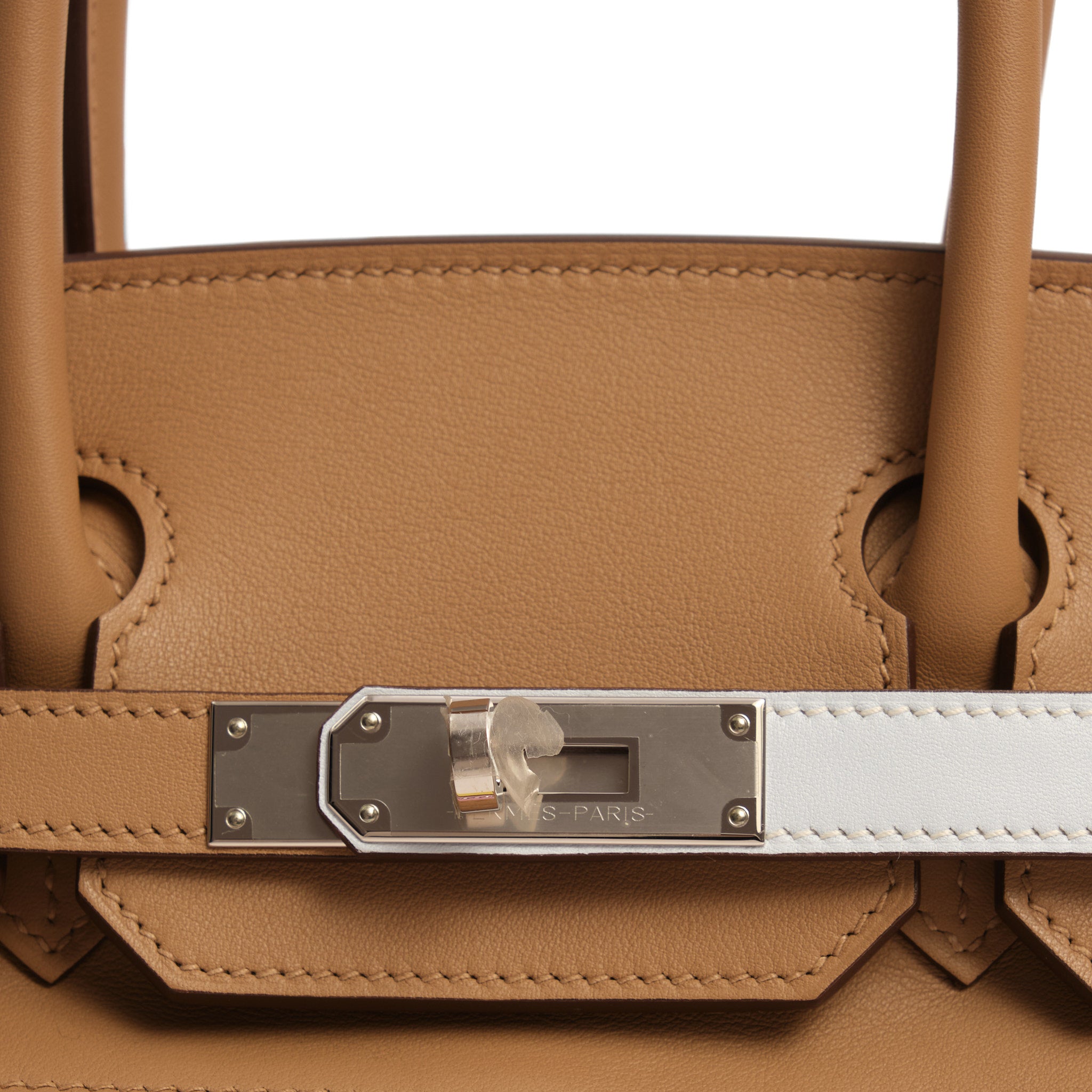 HERMÈS Birkin 30 Colormatic Chai/Lime/Bleu Brume/Cassis/Nata Swift leather Palladium hardware