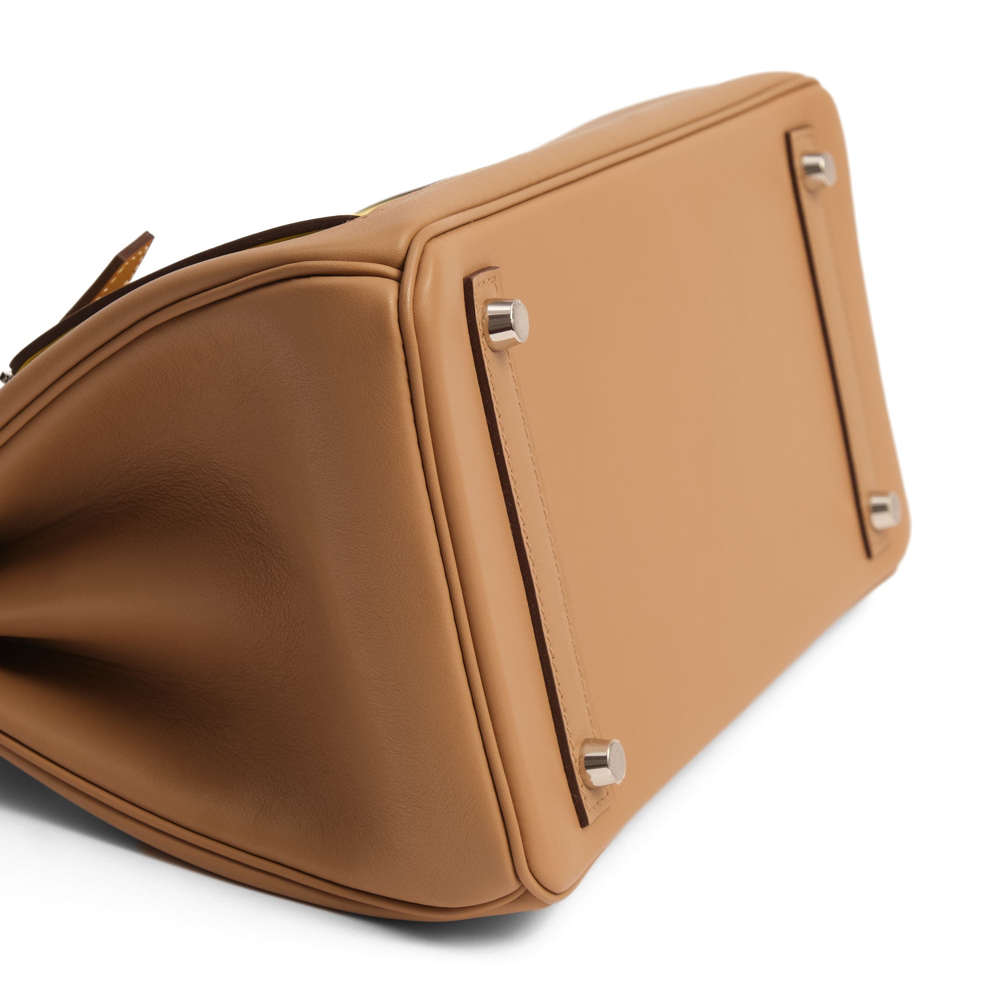 HERMÈS Birkin 30 Colormatic Chai/Lime/Bleu Brume/Cassis/Nata Swift leather Palladium hardware