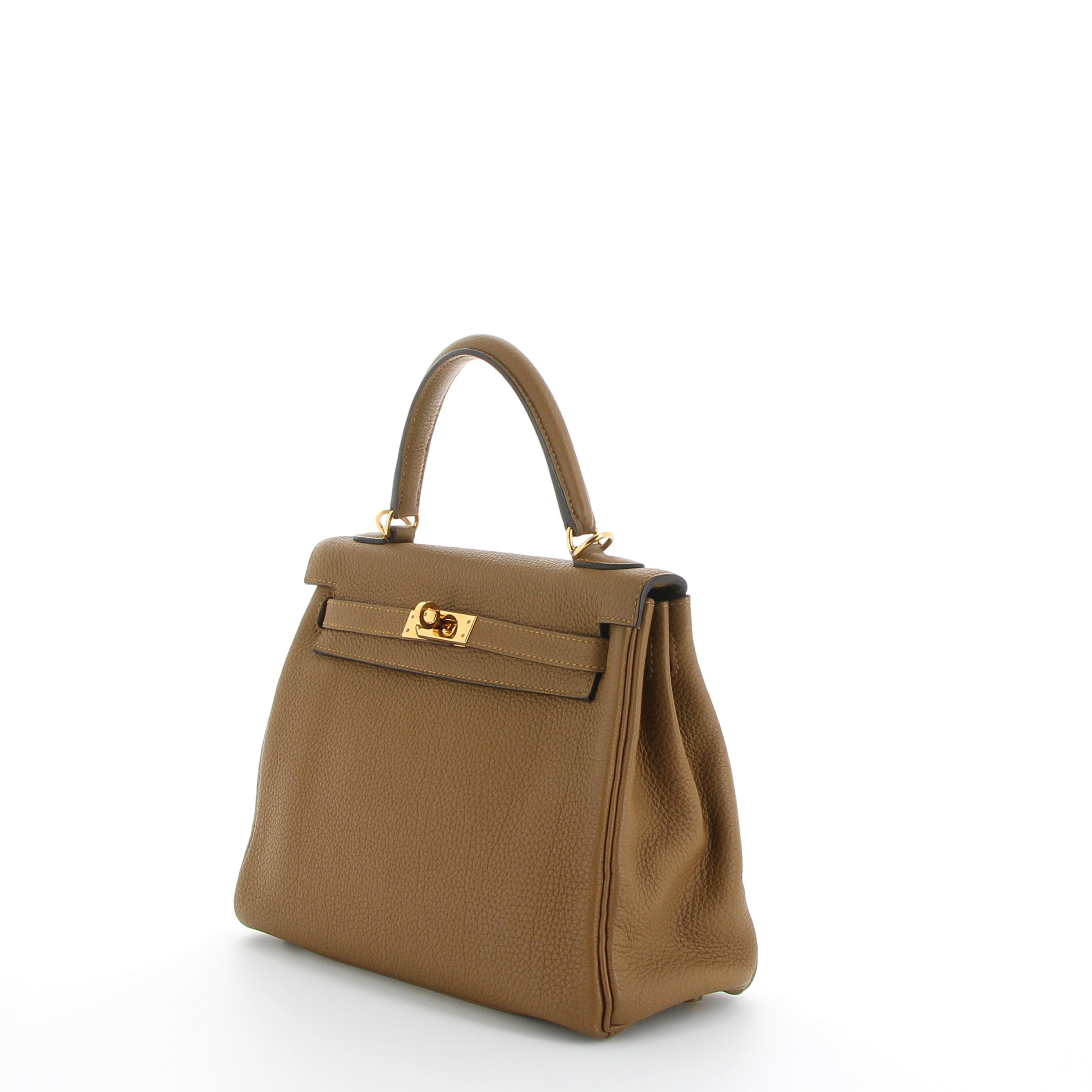 Hermès Kelly 25cm Bronze Doreé Togo Leather with Gold Hardware