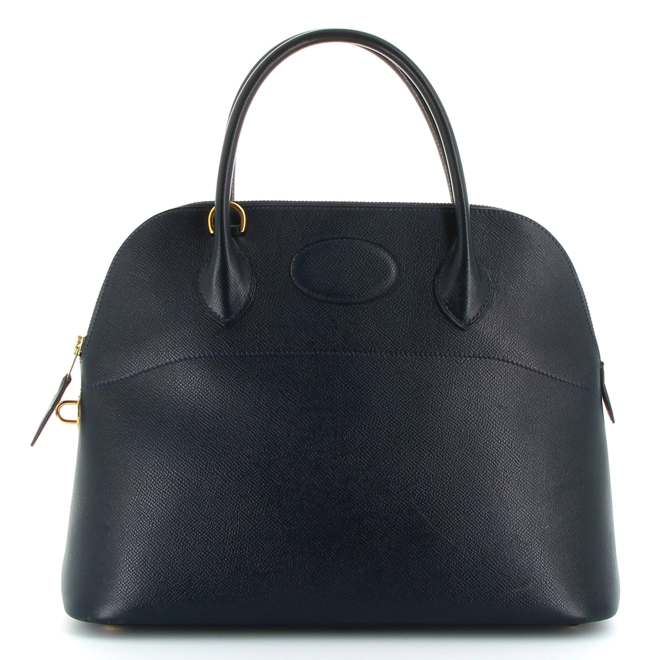 HERMÈS Bolide 30 Bleu Indigo Epsom Leather Gold Hardware (GHW)