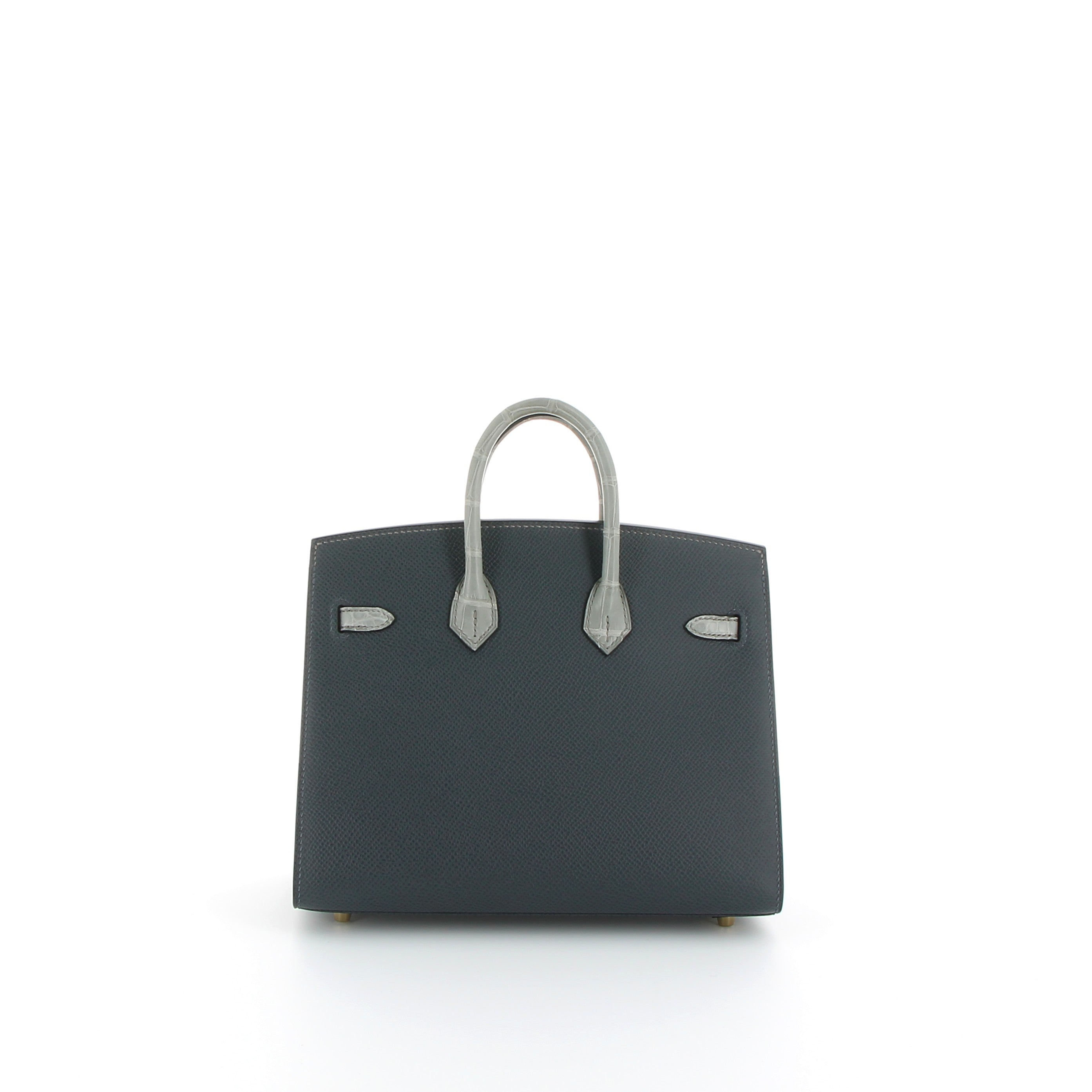 Hermès Birkin 20cm Faubourg Rainy Days in Epsom & Crocodile with Palladium Hardware