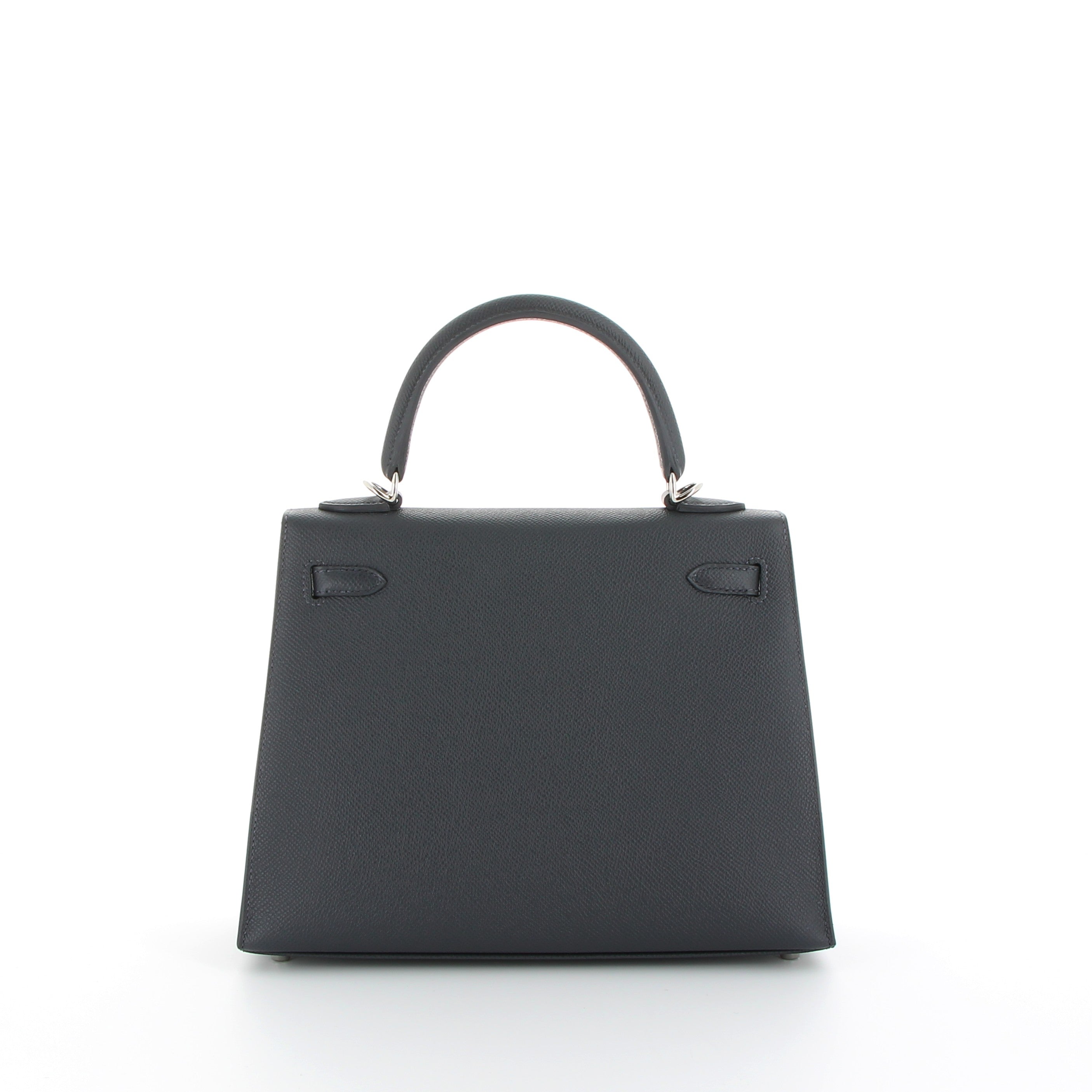 Hermès Kelly 25cm Ardoise Epsom with Electrum Hardware