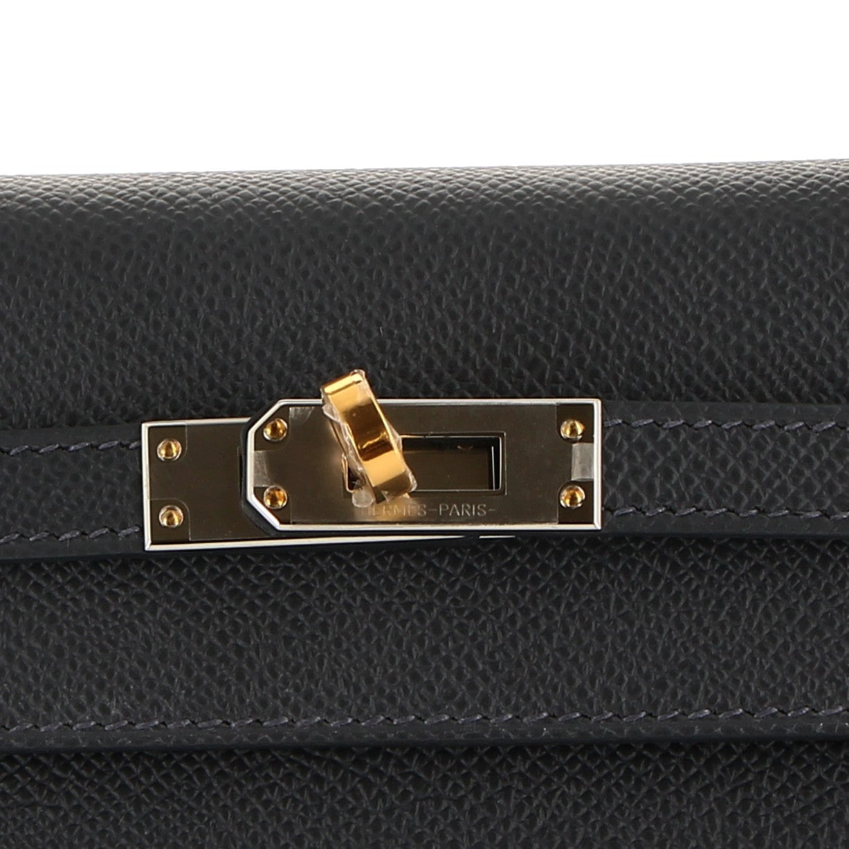 Hermès Kelly 25cm Ardoise Epsom with Electrum Hardware