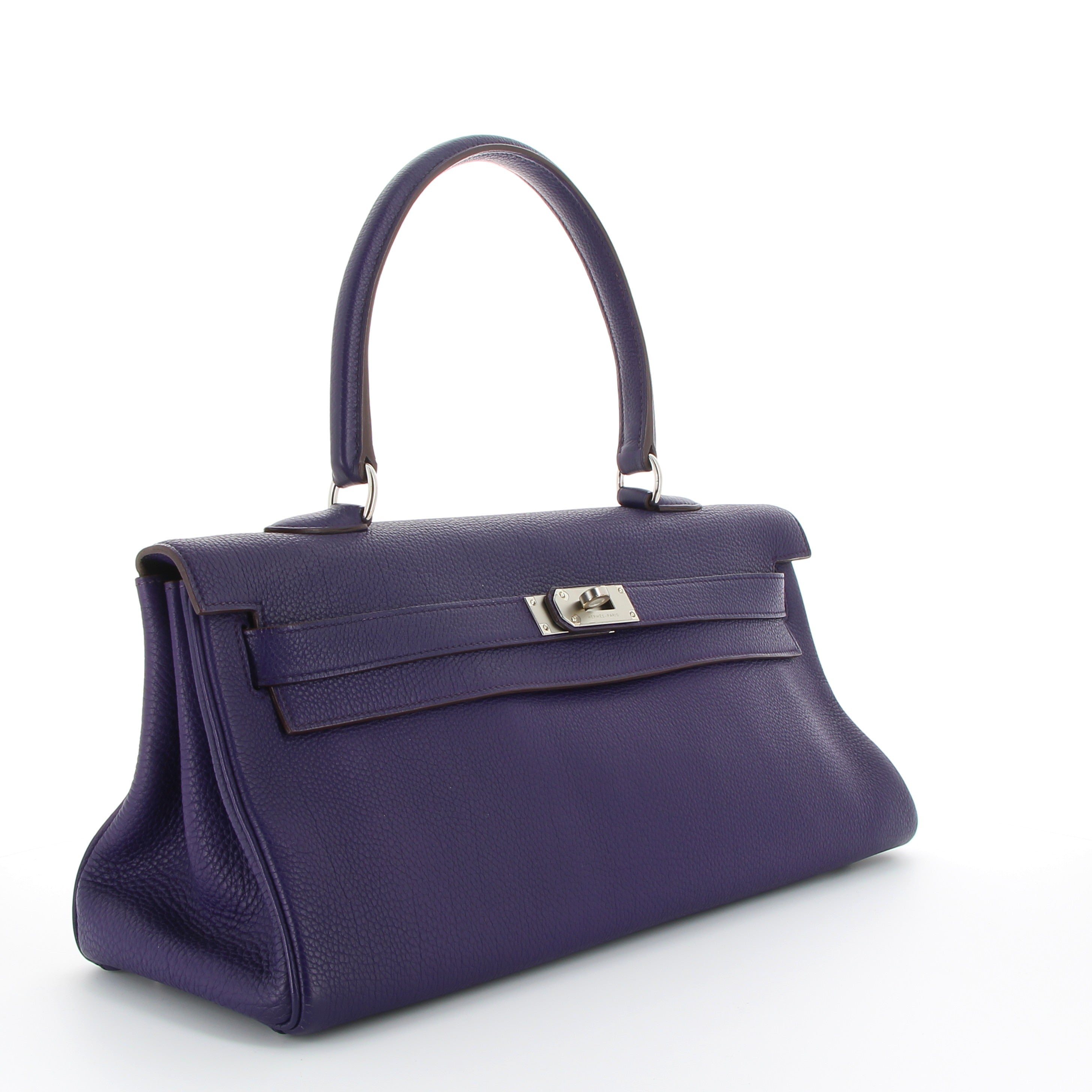 Hermès Shoulder Birkin In Iris Togo with Palladium Hardware