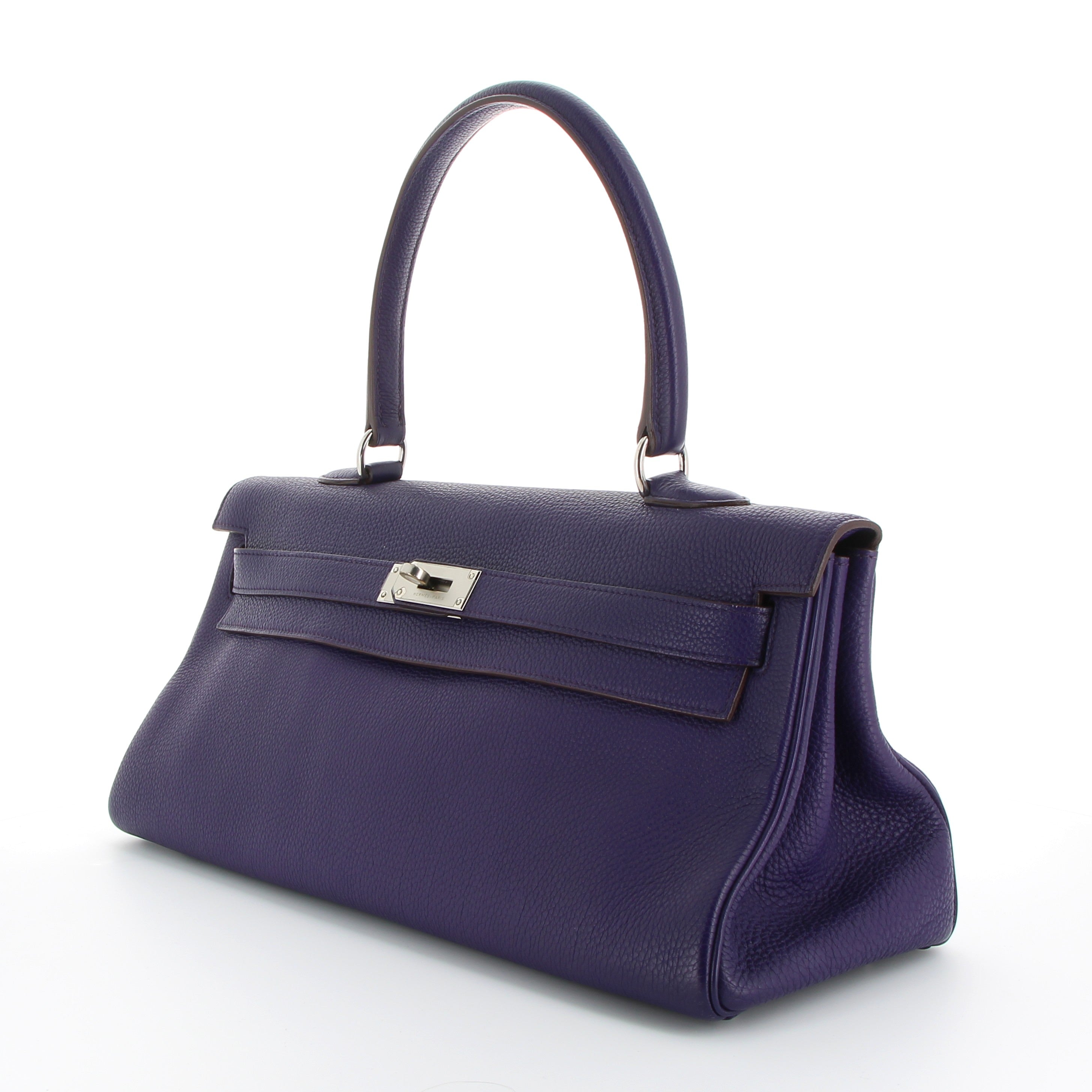 Hermès Shoulder Birkin In Iris Togo with Palladium Hardware