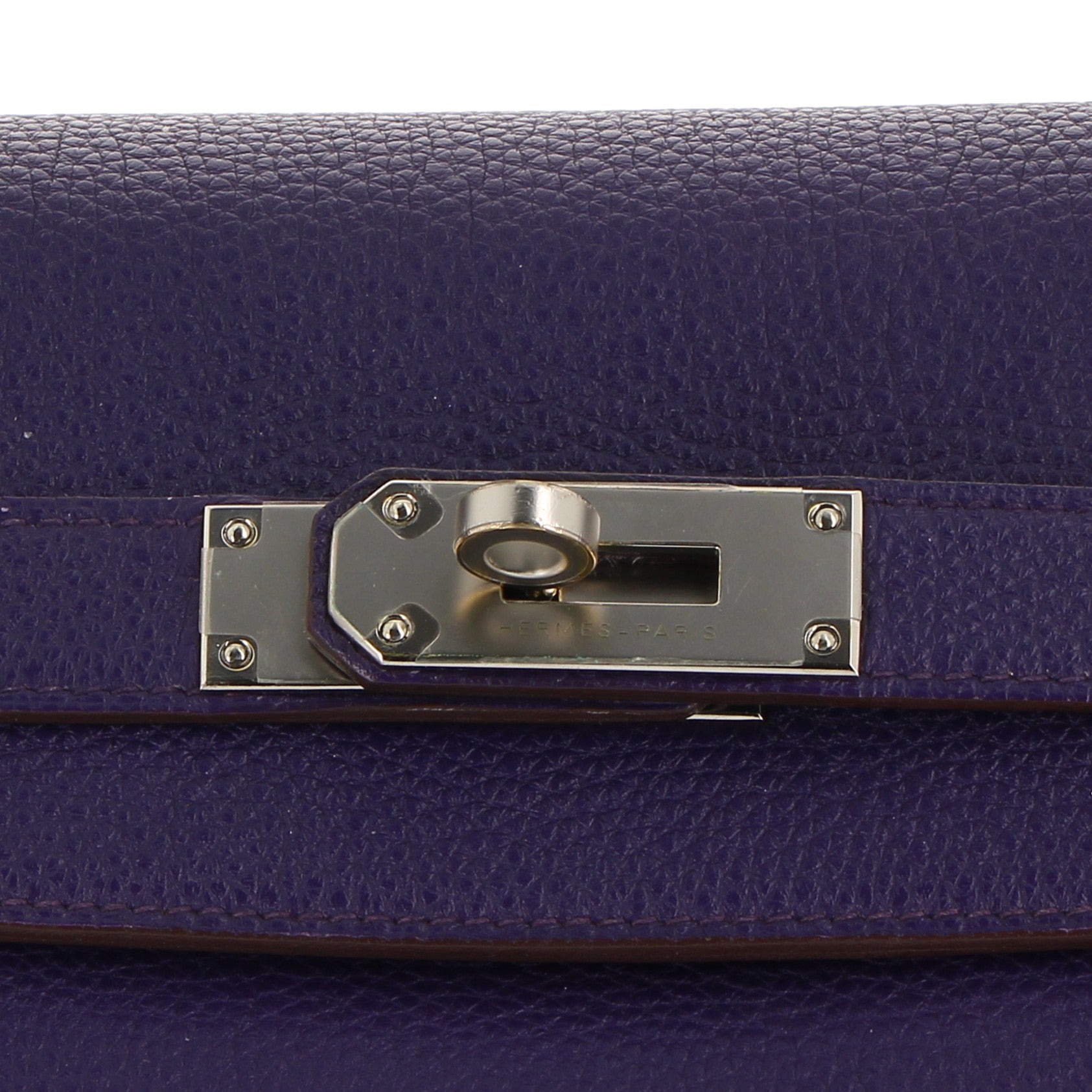 Hermès Shoulder Birkin In Iris Togo with Palladium Hardware