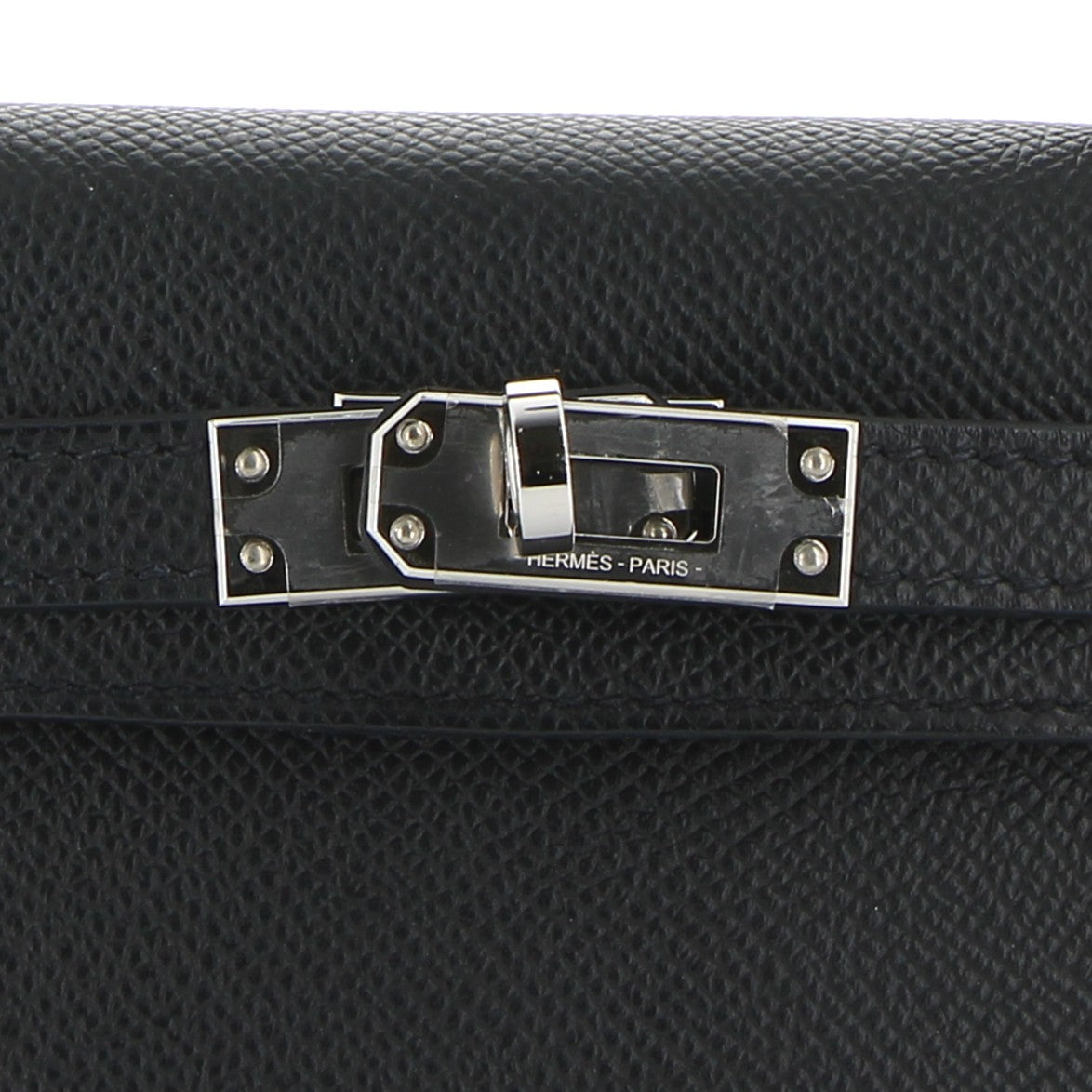Hermès Kelly 20cm in Black Epsom with Palladium Hardware