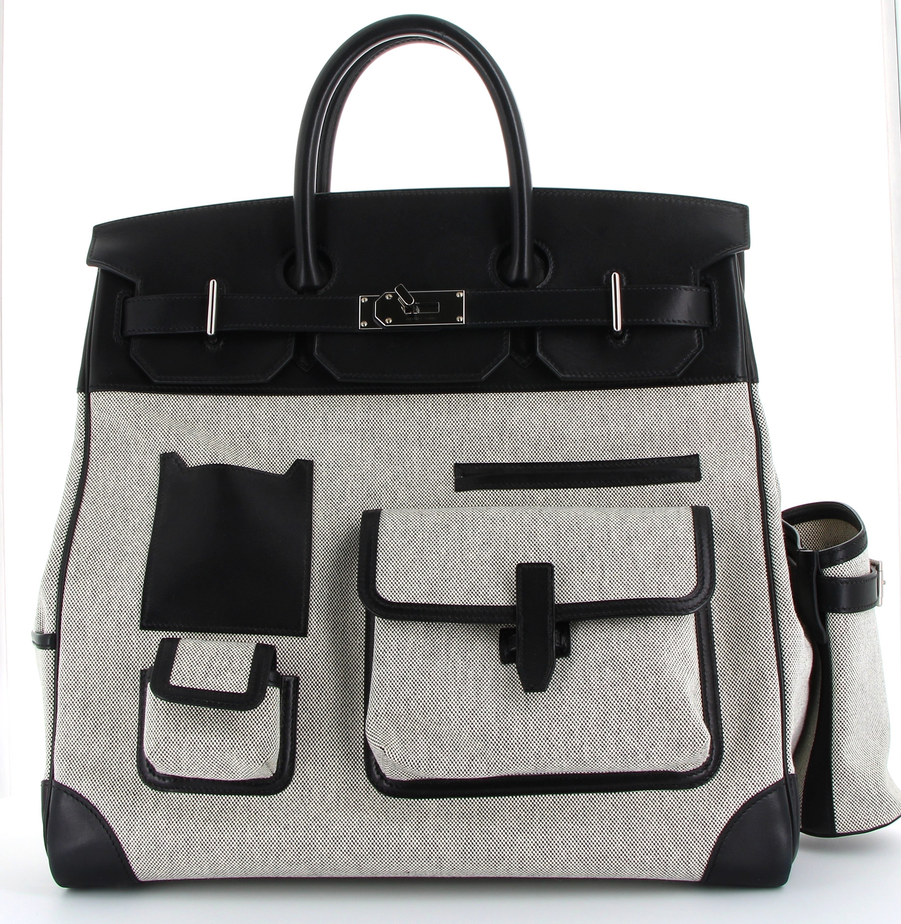 Hermès HAC Birkin 40cm in Cargo Black with Palladium Hardware