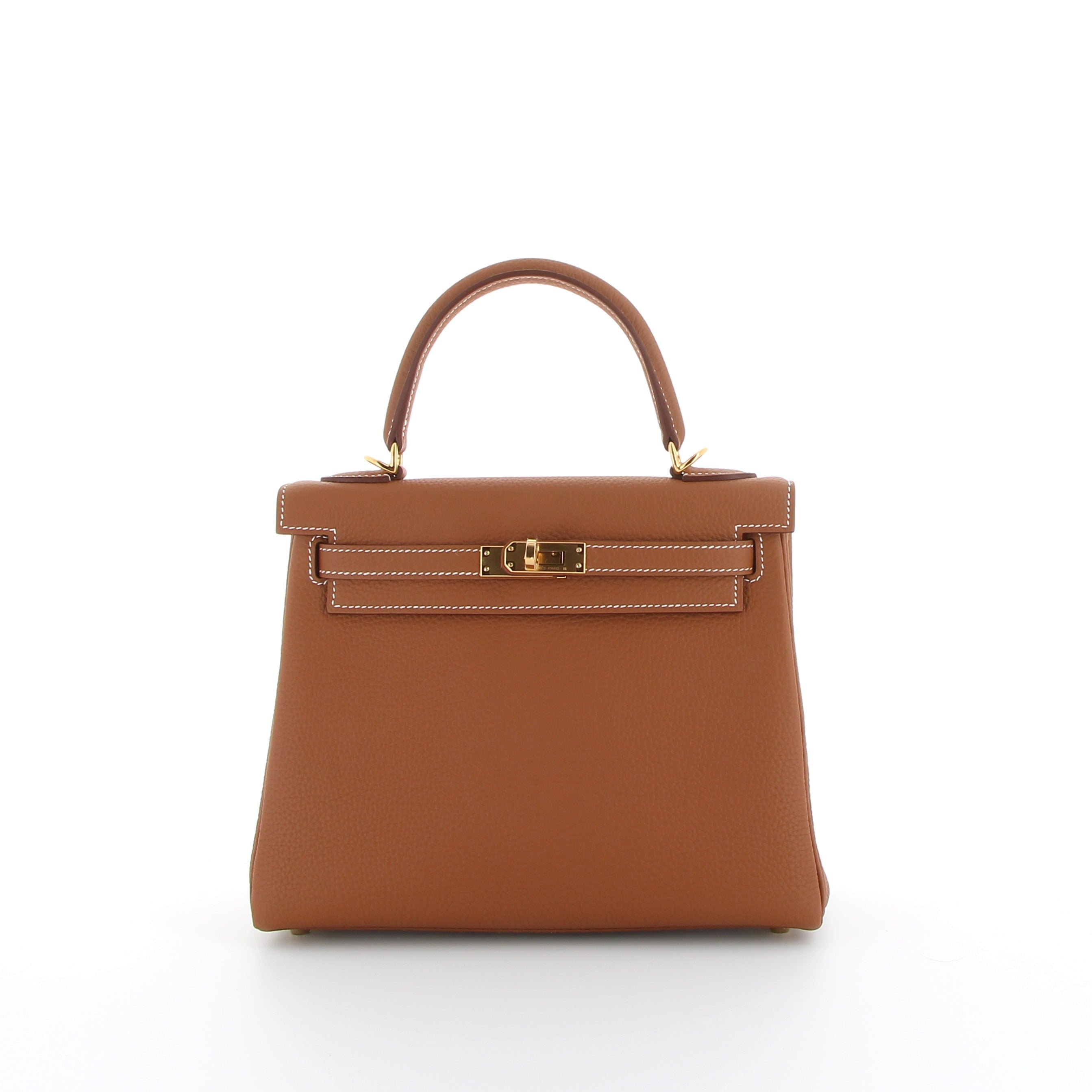 Hermès Kelly 25cm Gold Togo Leather with Gold Hardware