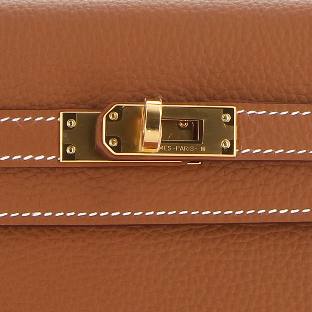 Hermès Kelly 25cm Gold Togo Leather with Gold Hardware