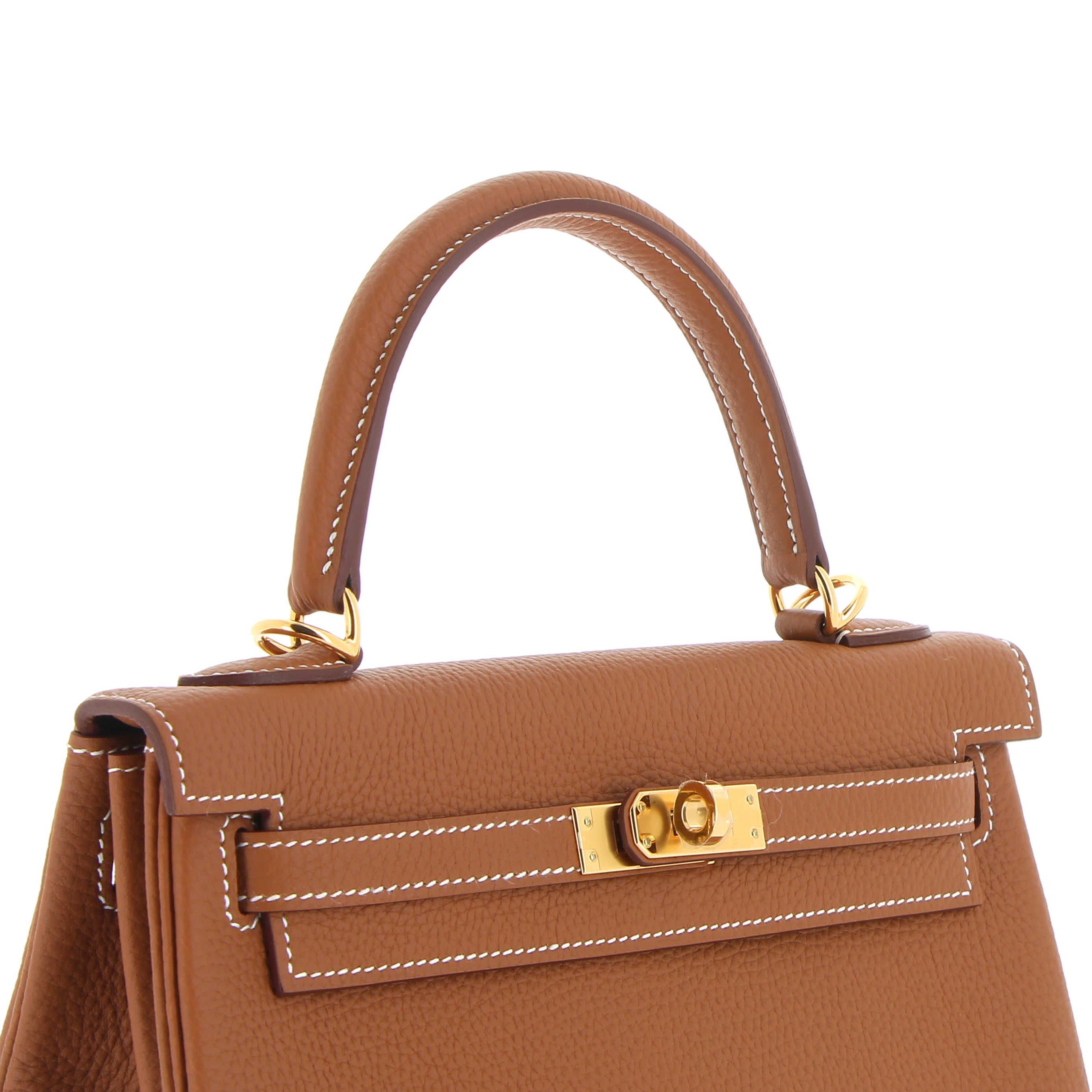 Hermès Kelly 25cm Gold Togo Leather with Gold Hardware