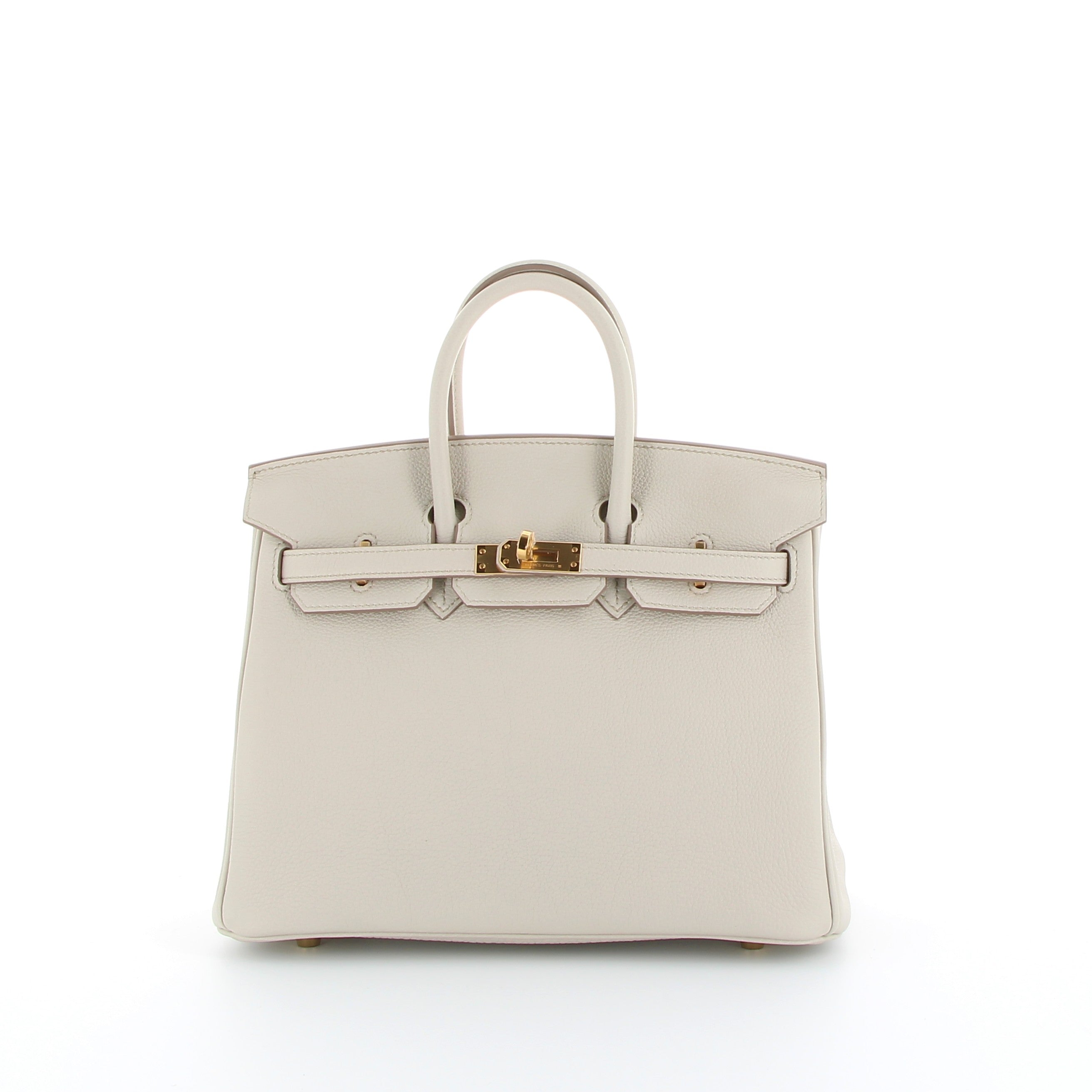 Hermès Birkin 25cm Craie in Togo Leather with Gold Hardware