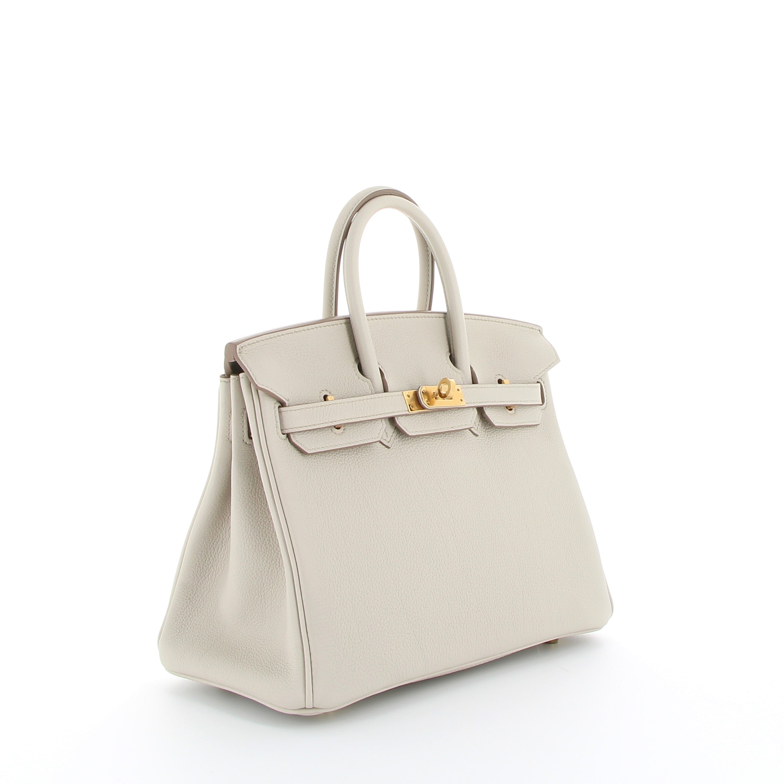 Hermès Birkin 25cm Craie Epsom Gold Hardware