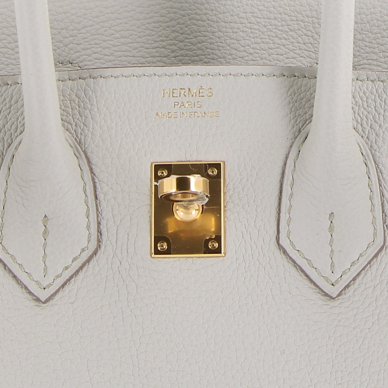 Hermès Birkin 25cm Craie in Togo Leather with Gold Hardware