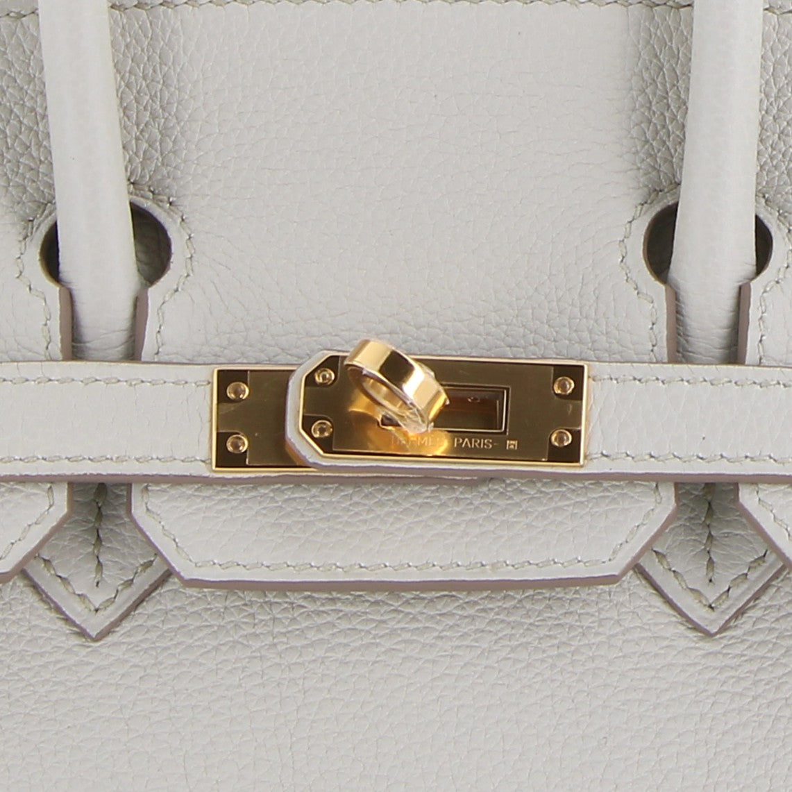 Hermès Birkin 25cm Craie in Togo Leather with Gold Hardware
