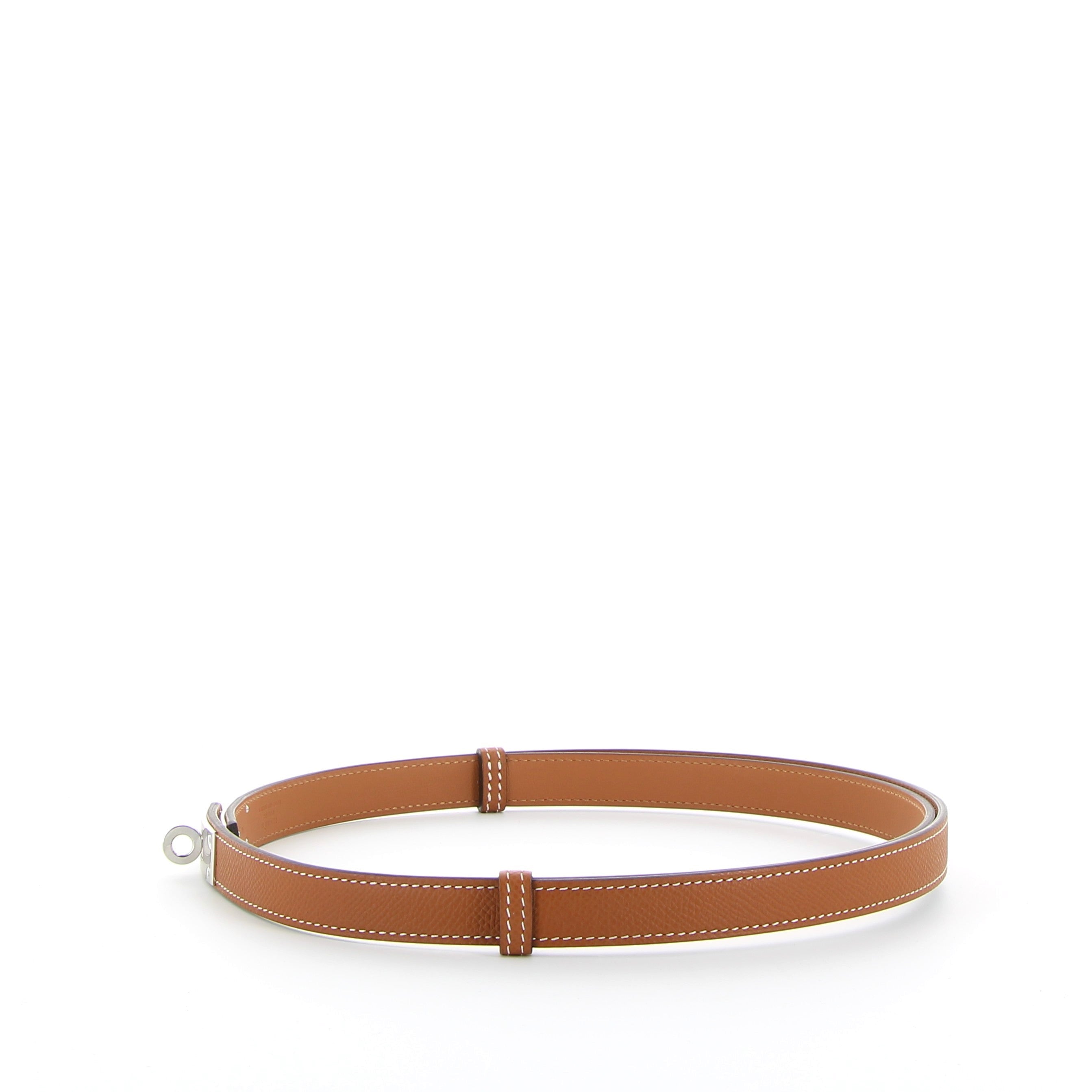 Hermès Kelly Belt 18 in Gold Epsom with Palladium Hardware