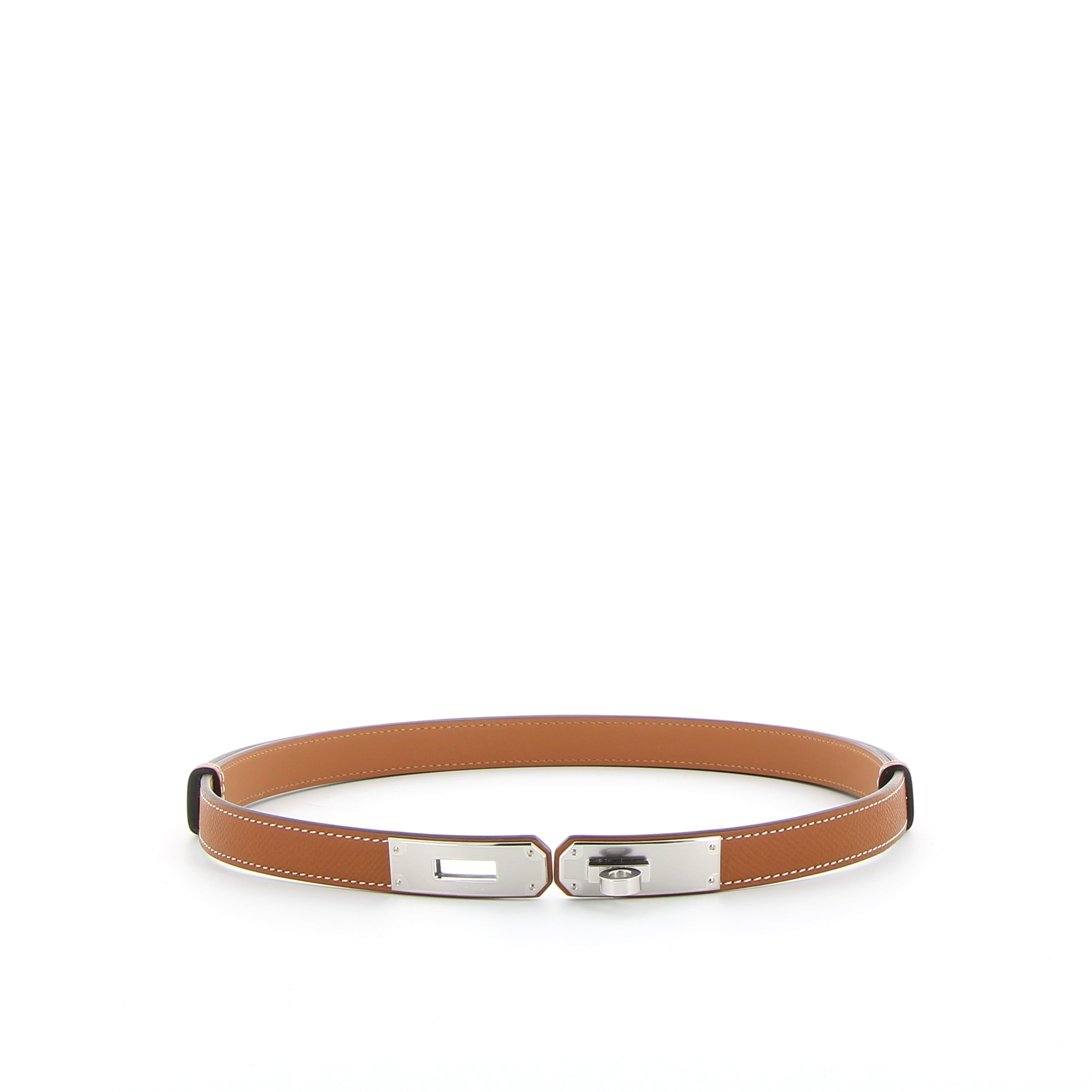 Hermès Kelly Belt 18 in Gold Epsom with Palladium Hardware