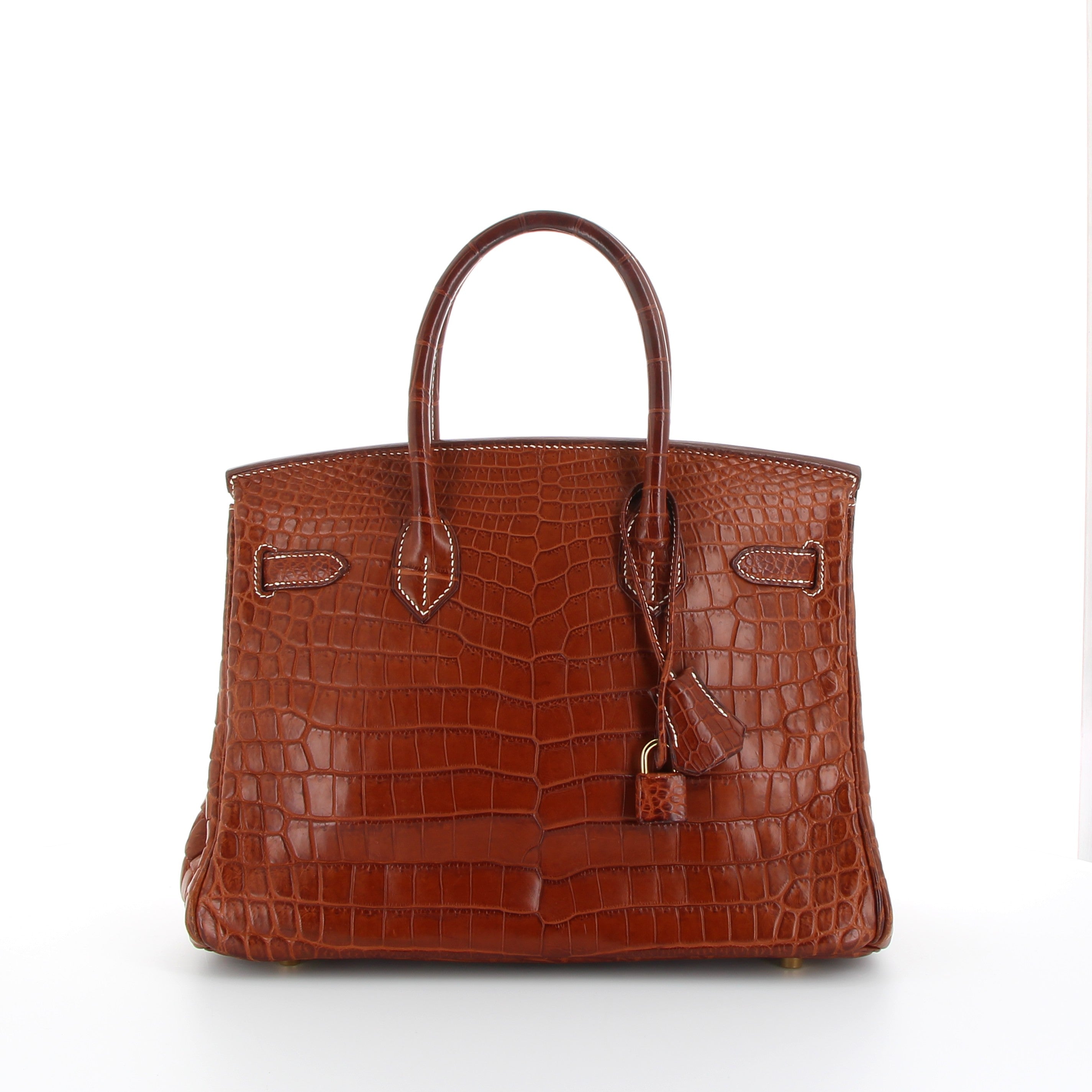 Hermès Birkin 30cm in Fauve Matte Crocodille Niloticus with Gold Hardware