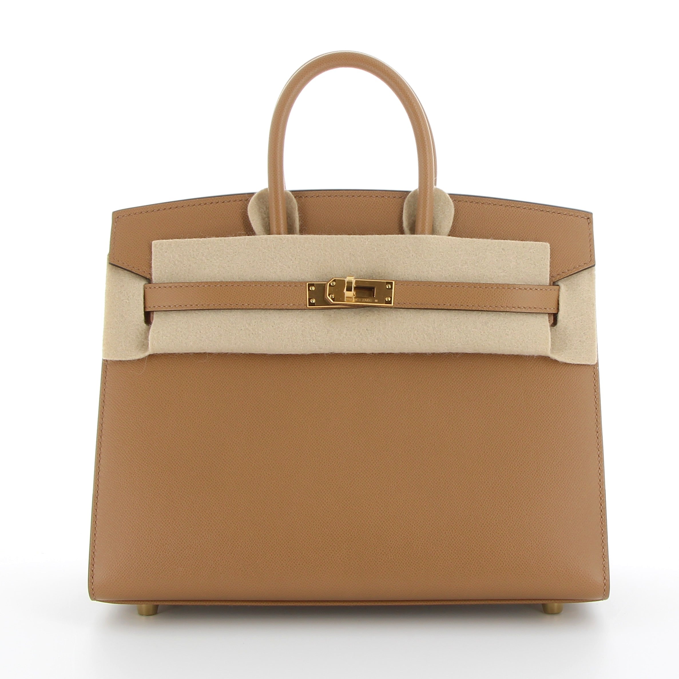 Hermès Birkin 25cm Chai in Veau Madame Leather with Gold Hardware