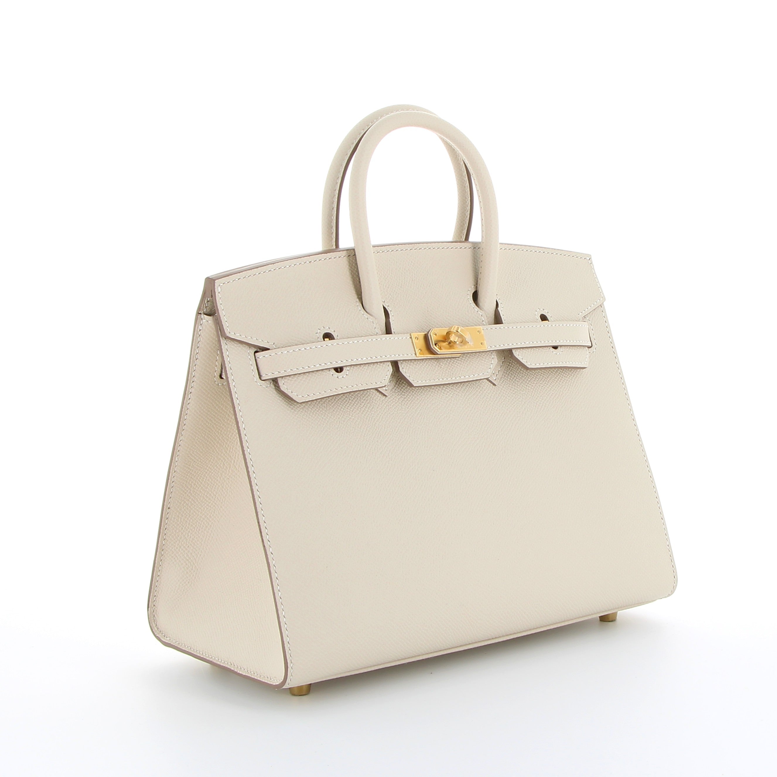 Hermès Birkin 25cm Craie Epsom Gold Hardware