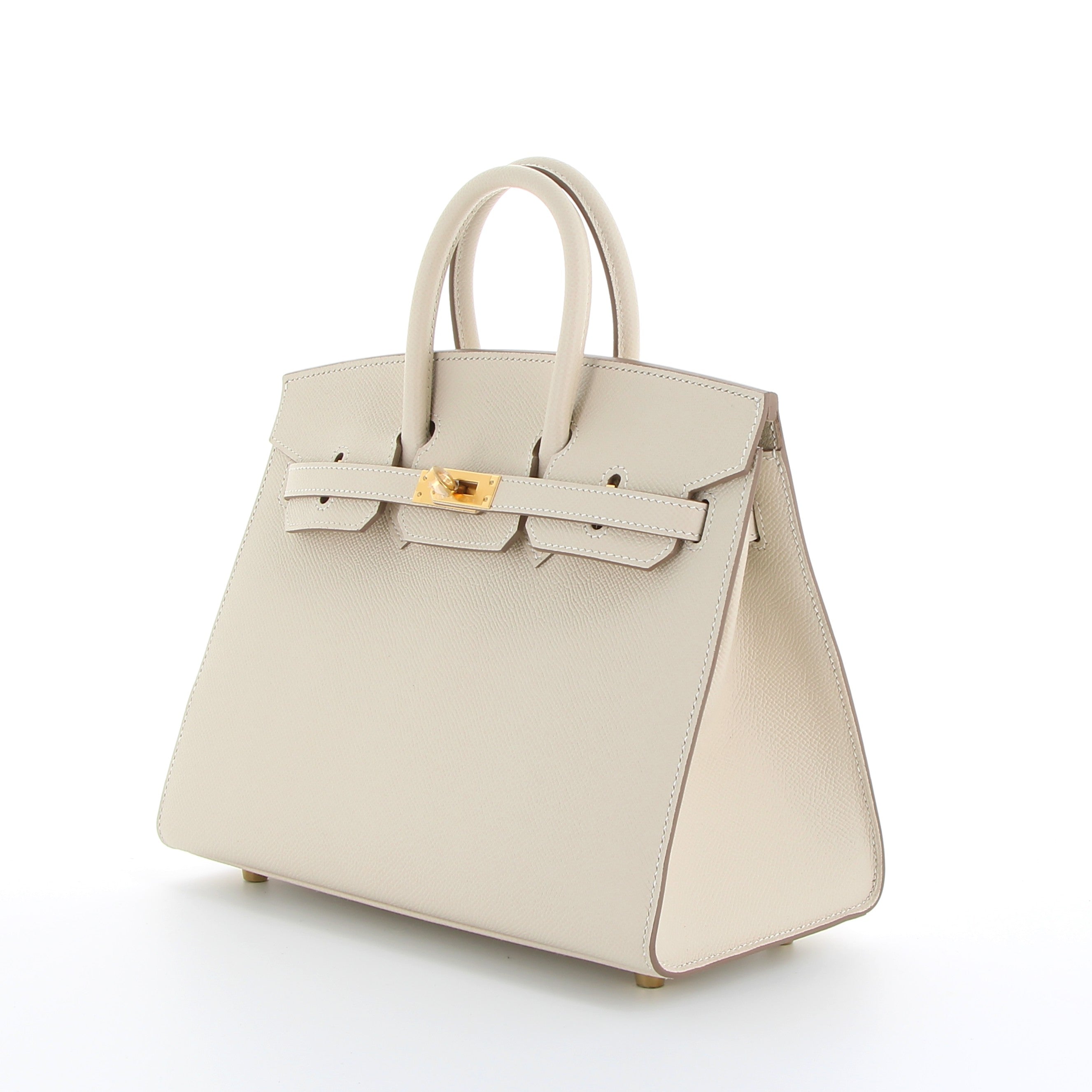 Hermès Birkin 25cm Craie Epsom Gold Hardware