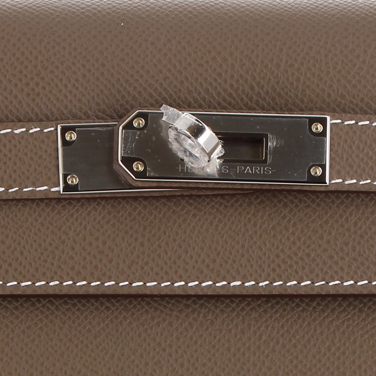 Hermés Kelly 32cm Etoupe Epsom with Palladium Hardware