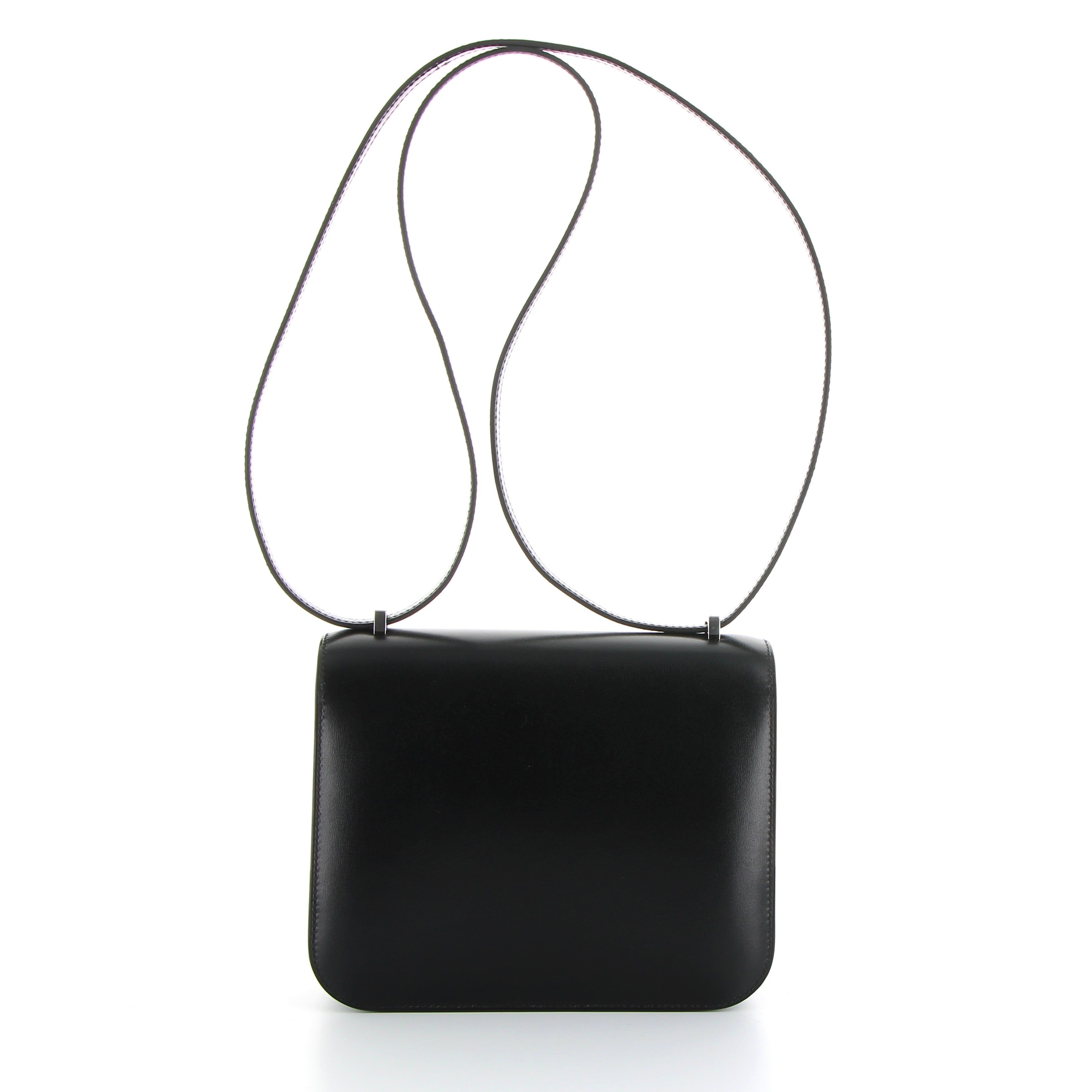 Hermès Constance 18cm in Black Box Leather with Palladium Hardware