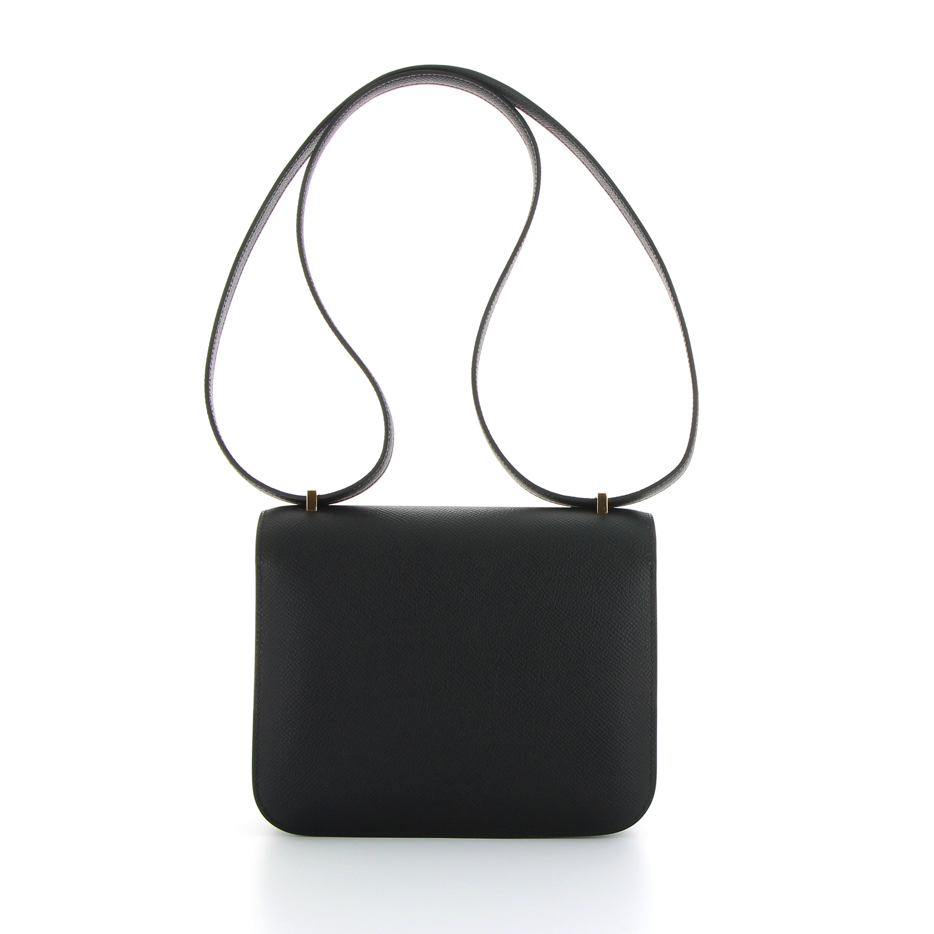 Hermès Constance 18cm in Black Epsom Leather with Gold Hardware