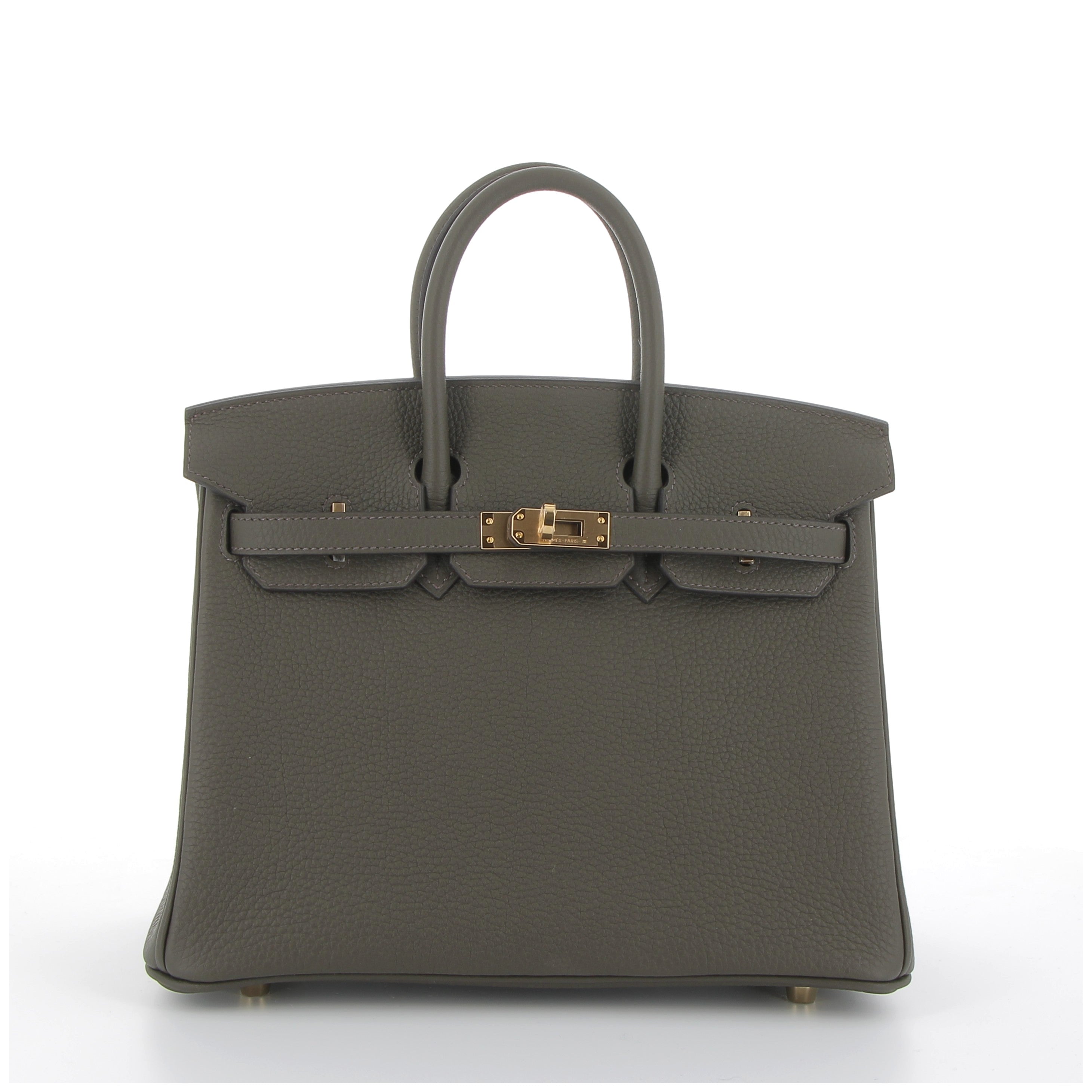 Hermès Birkin 25cm Eucalyptus in Togo Leather with Gold Hardware