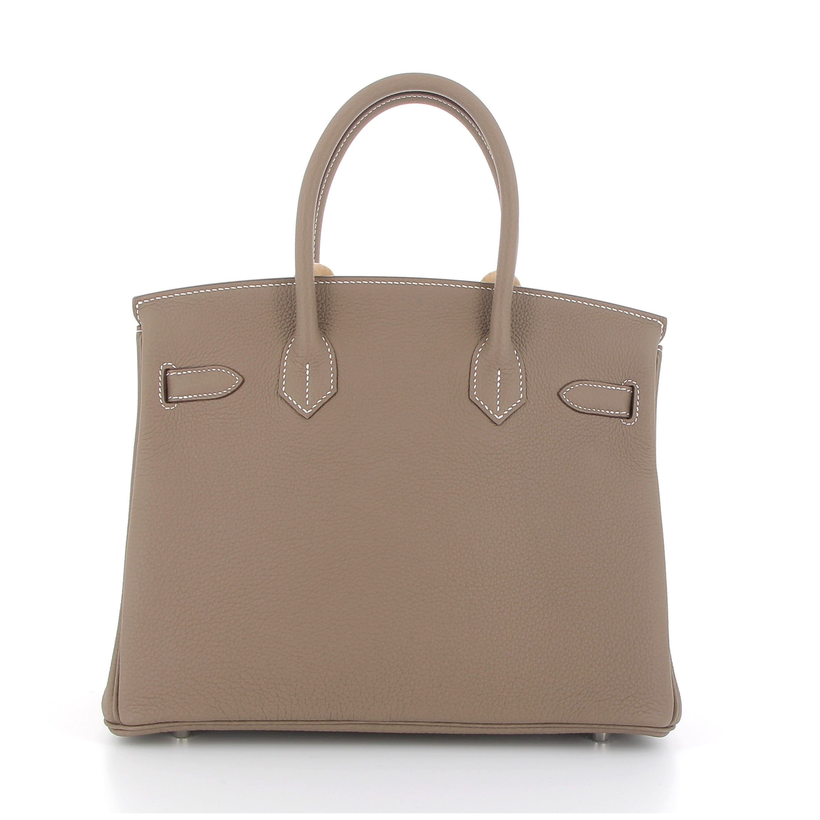 HERMES Birkin 30 Etoupe Togo Palladium Hardware