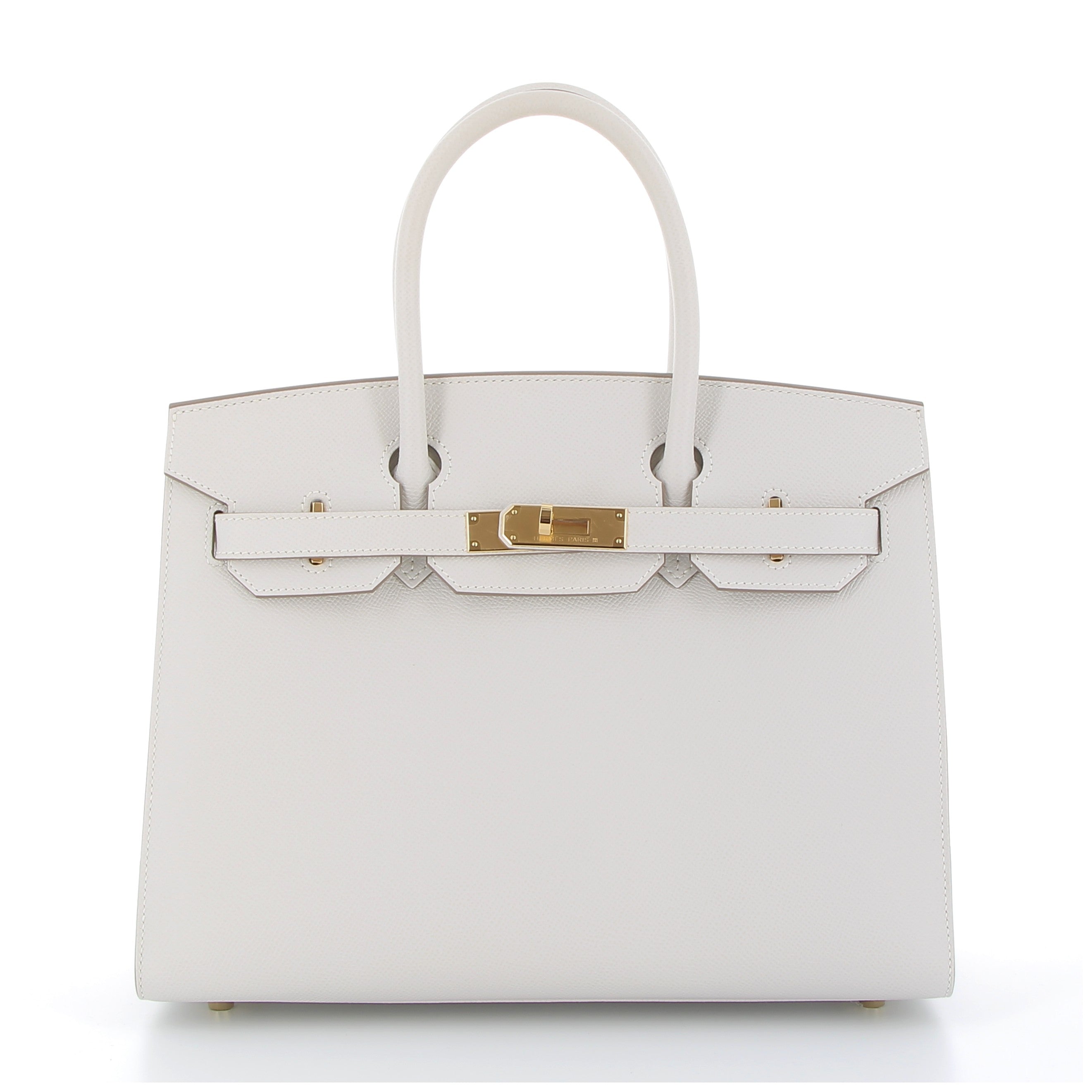 Hermes Birkin 30cm in Gris Pale Sellier Epsom with Gold Hardware