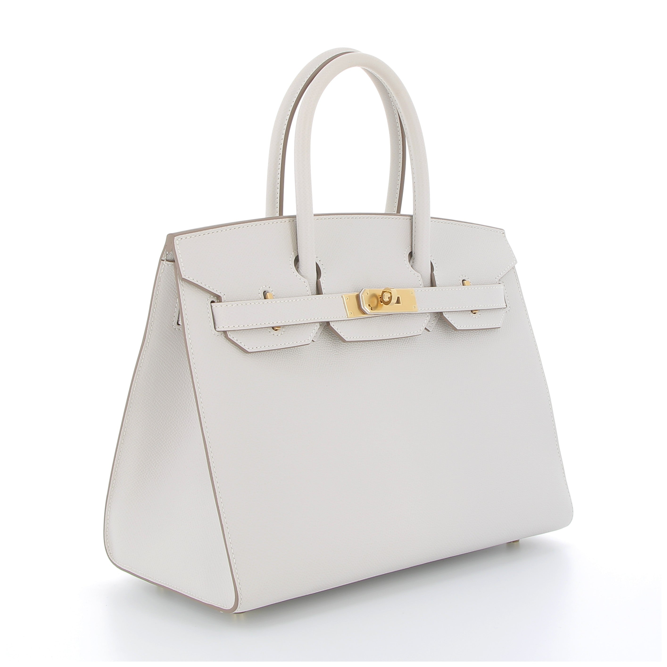 Hermes Birkin 30cm in Gris Pale Sellier Epsom with Gold Hardware