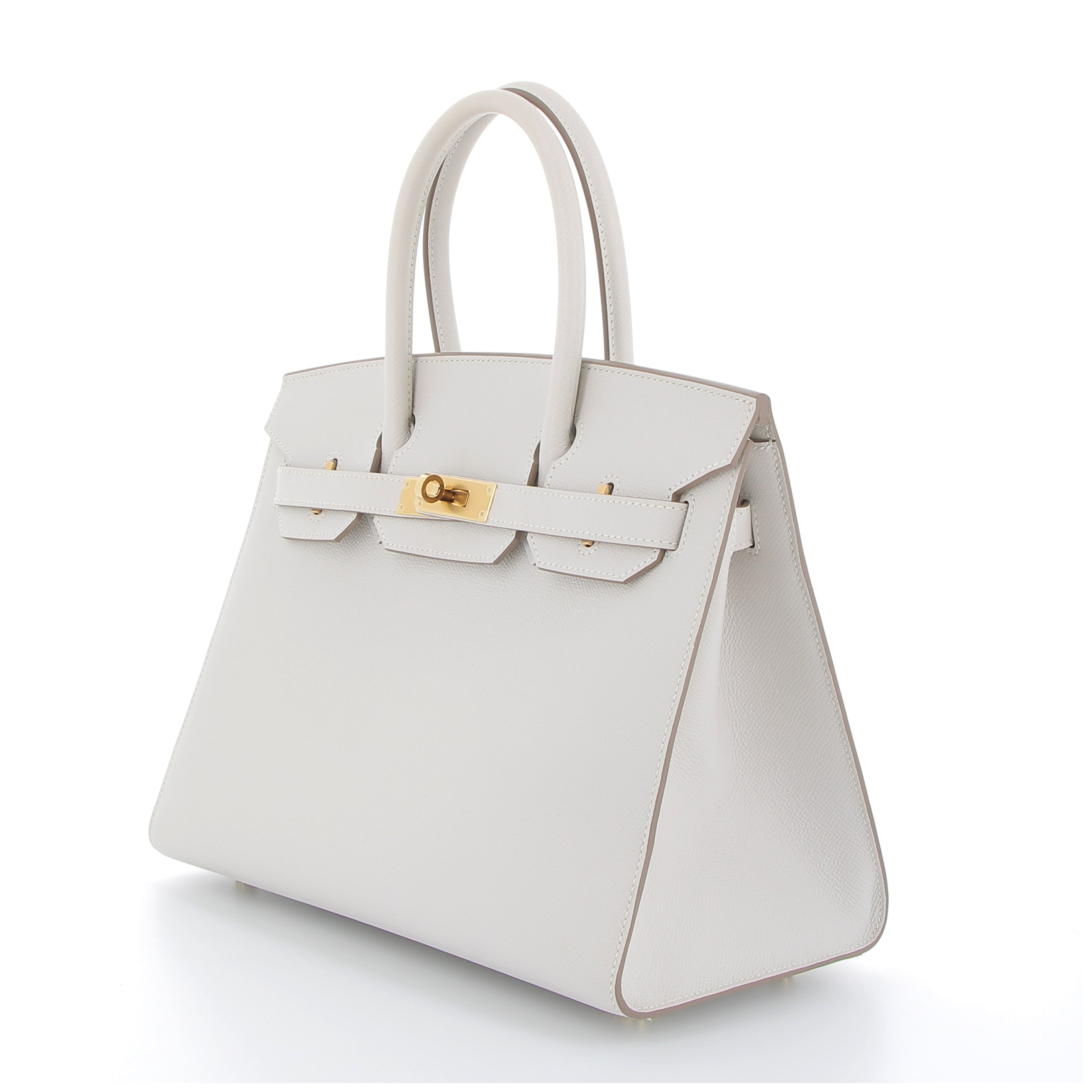 Hermes Birkin 30cm in Gris Pale Sellier Epsom with Gold Hardware