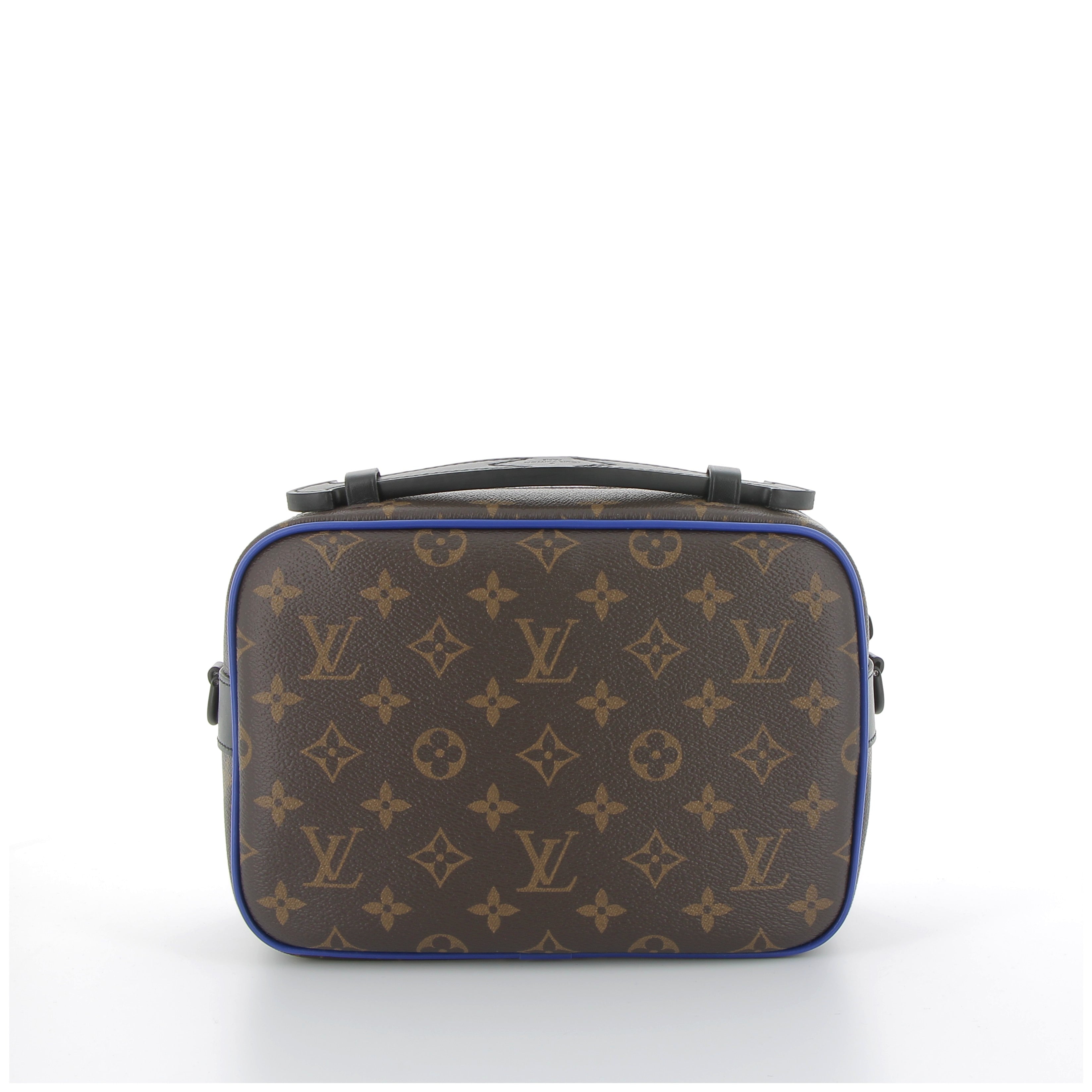 Louis Vuitton Messenger S Lock in Monogram Macassar Canvas & Black Hardware