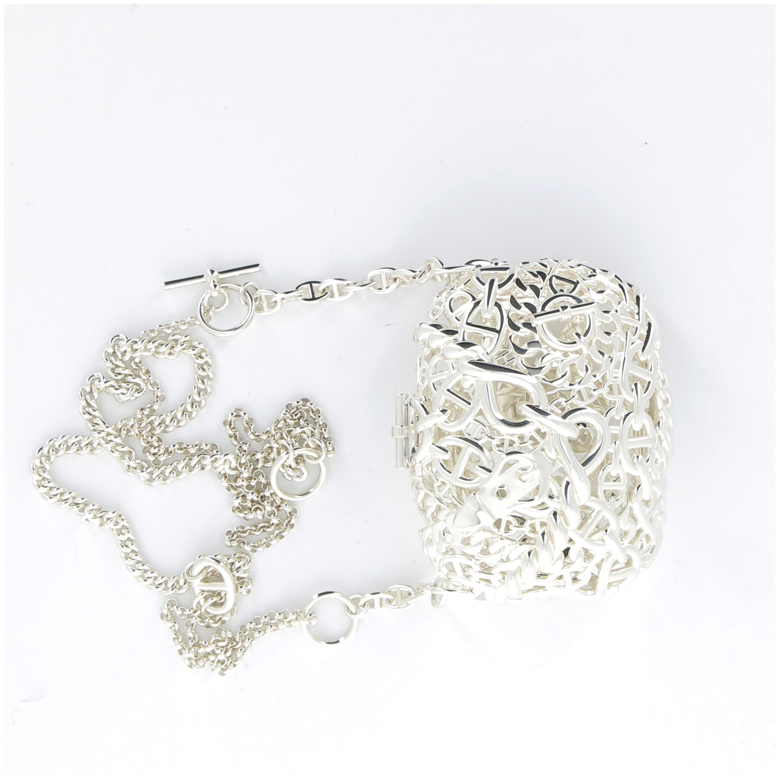 HERMÈS Sac Bijoux Chaîne d'Encre 925 Silver Hardware